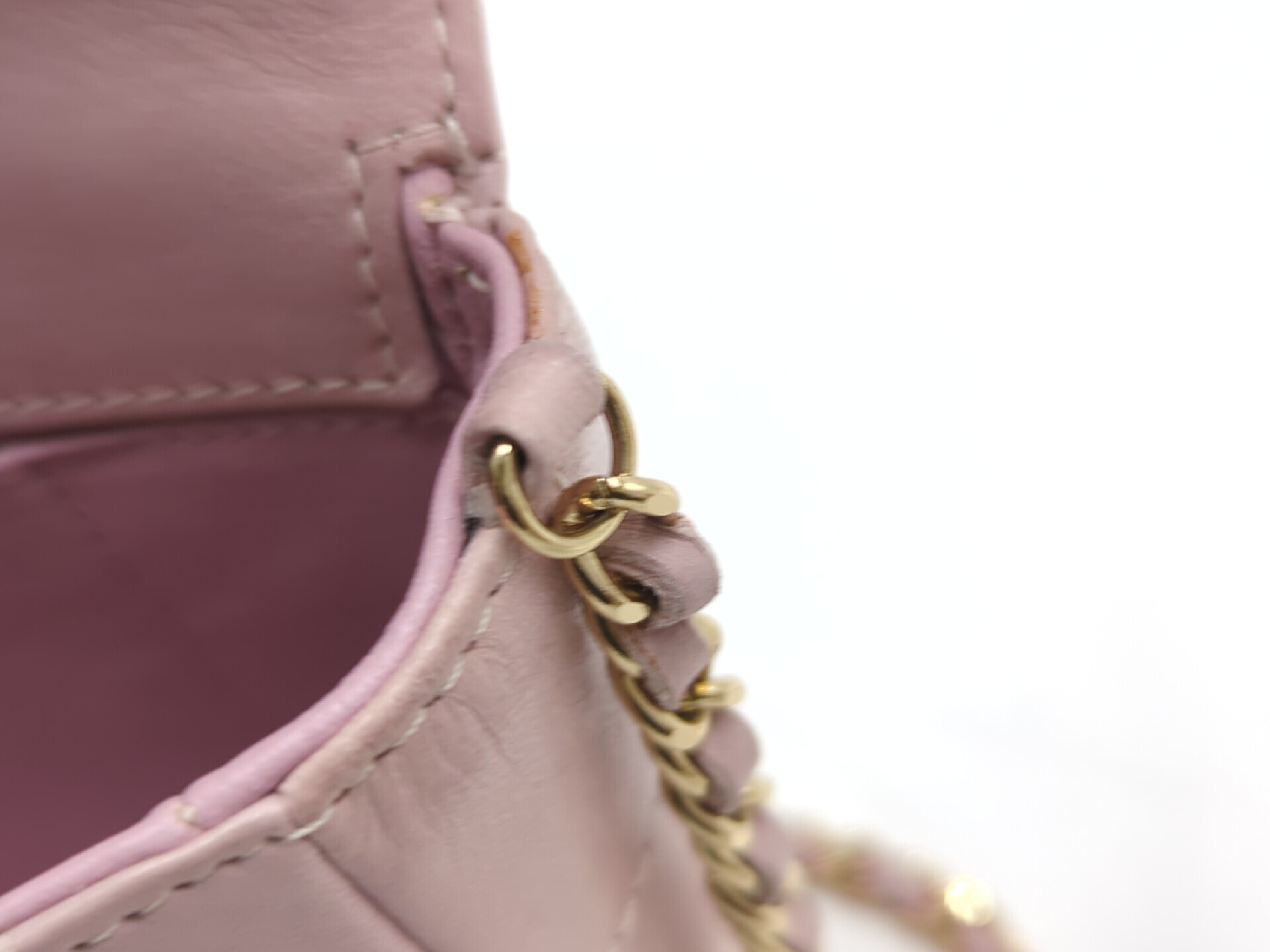 Chocolate Bar Single Chain Shoulder Bag, Pink, Gold Hardware, Series 7 — view 8