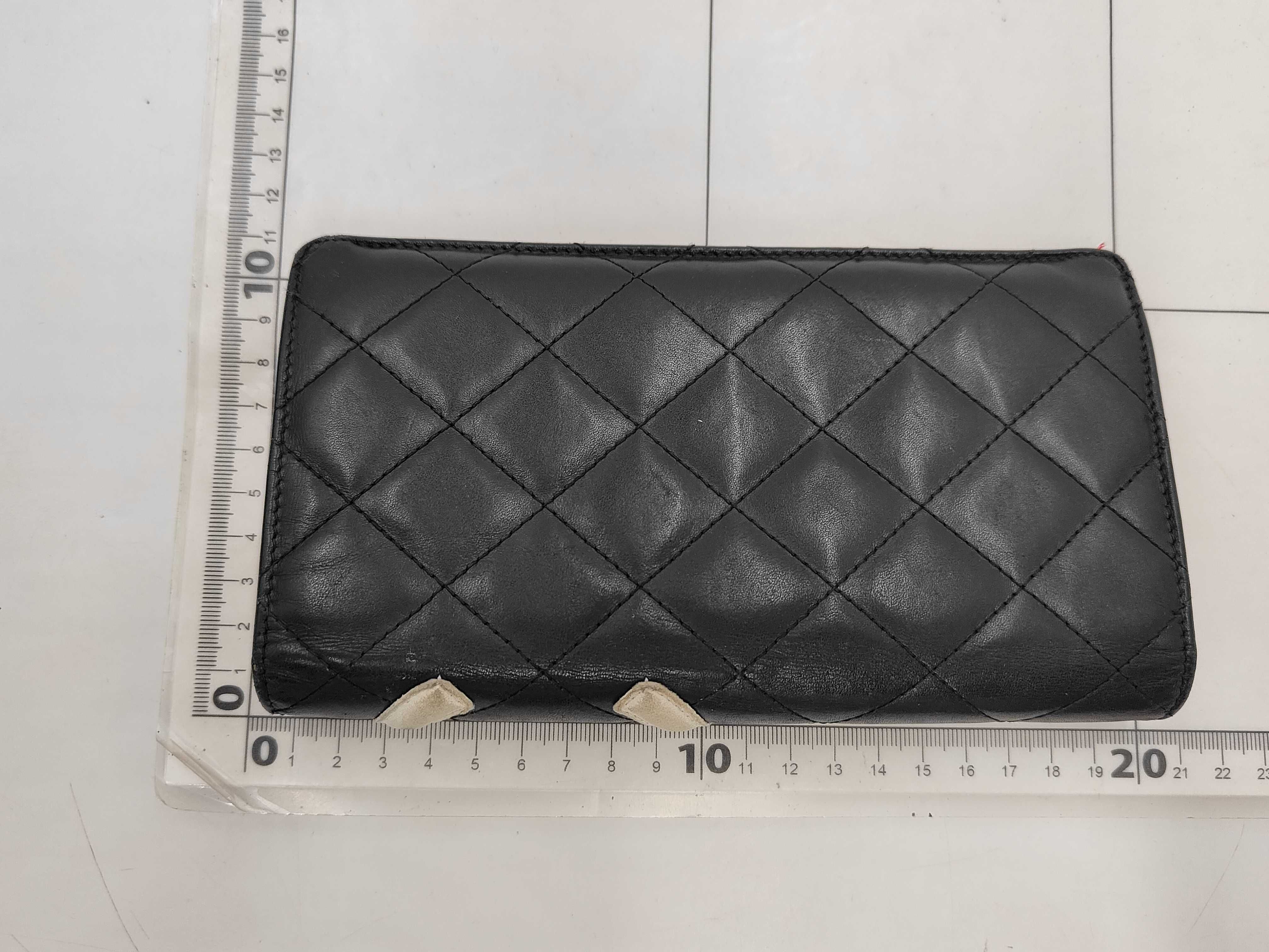 Cambon folding wallet, black, serial number 13 series. — view 2