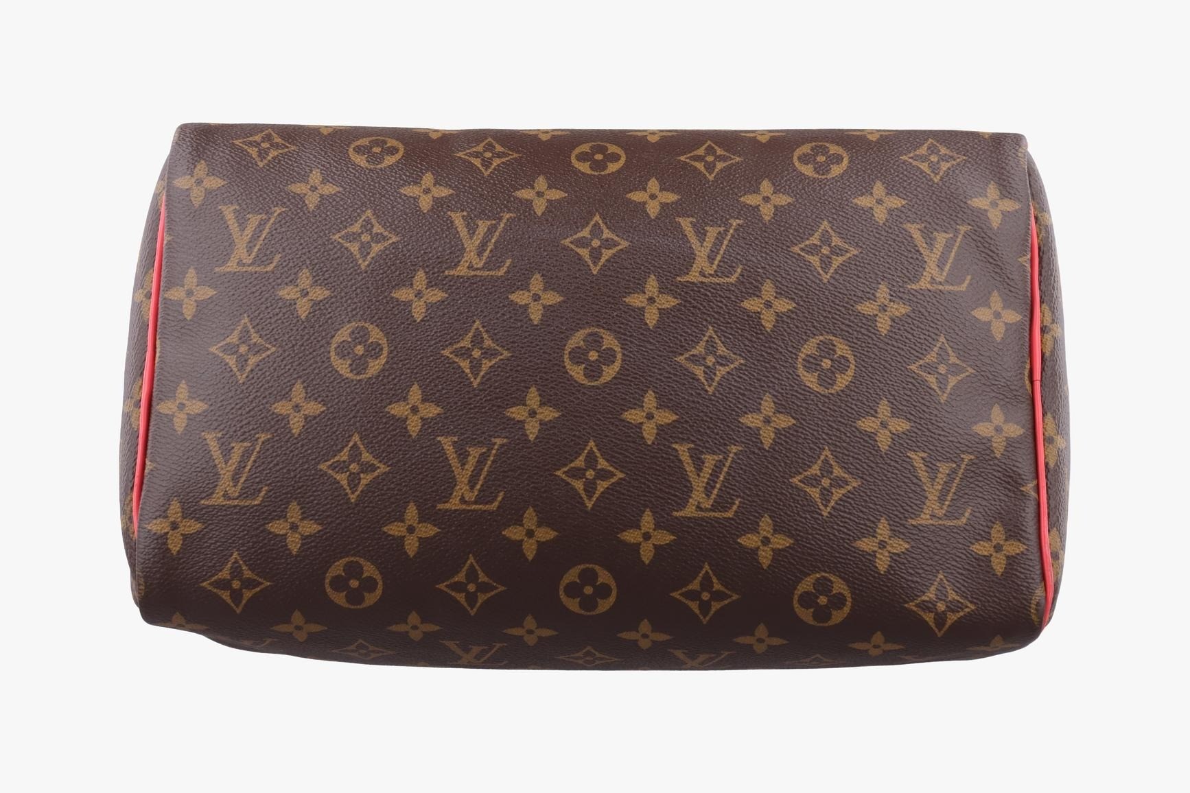 Speedy 30 Monogram Totem Monogram/Brown x Flamingo — view 3