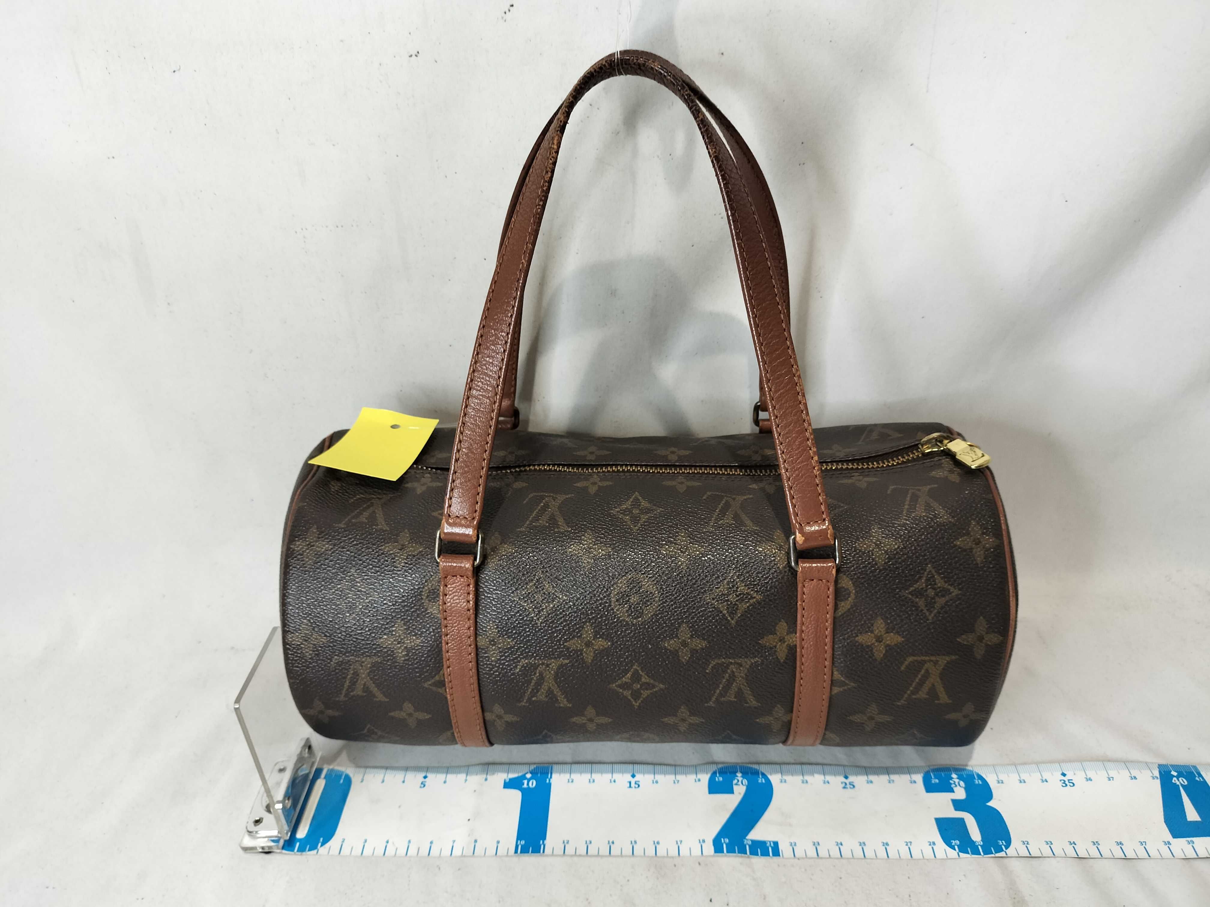 Monogram Old Papillon Handbag with Pouch — view 2
