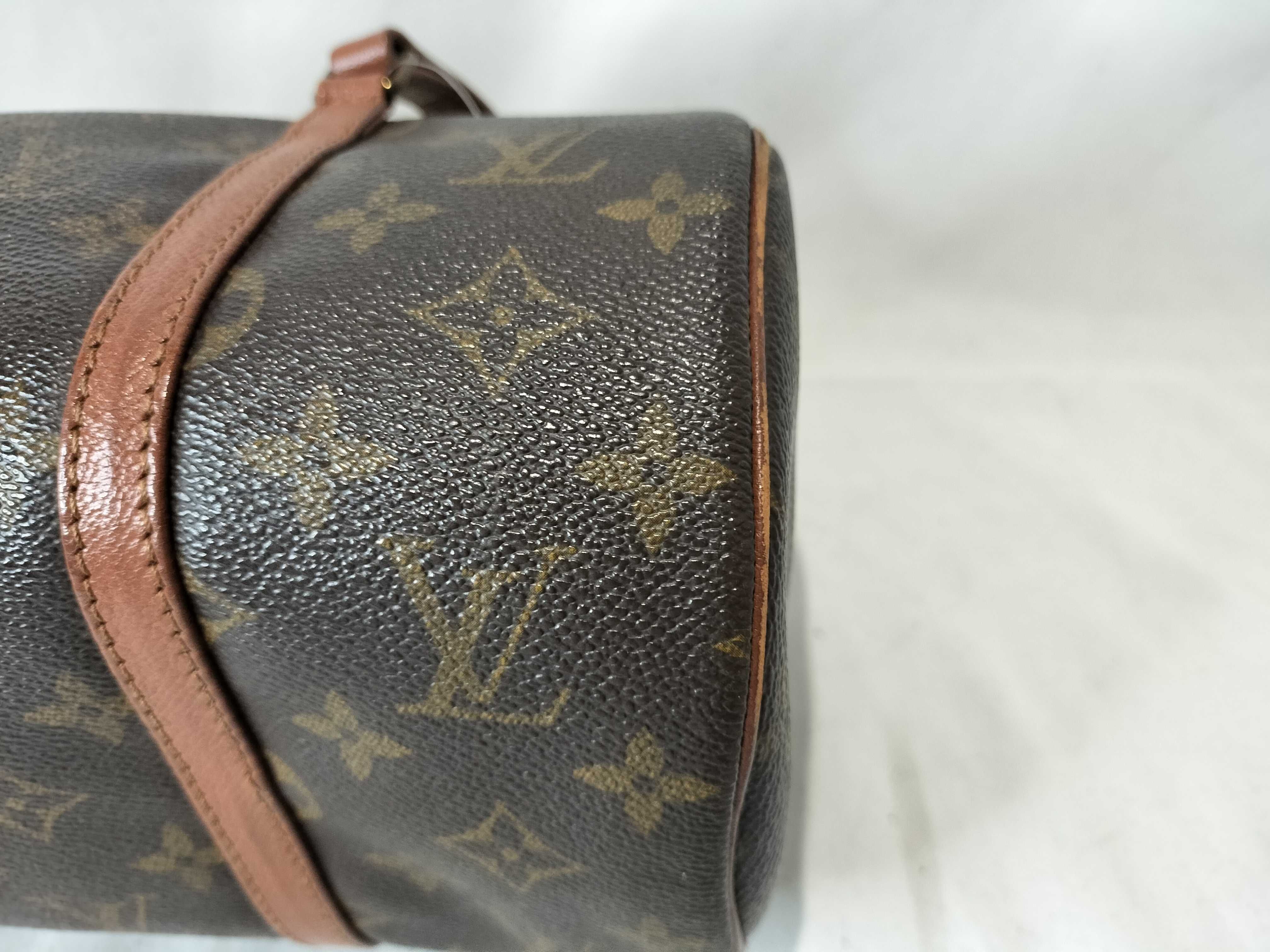 Monogram Old Papillon Handbag with Pouch — view 6