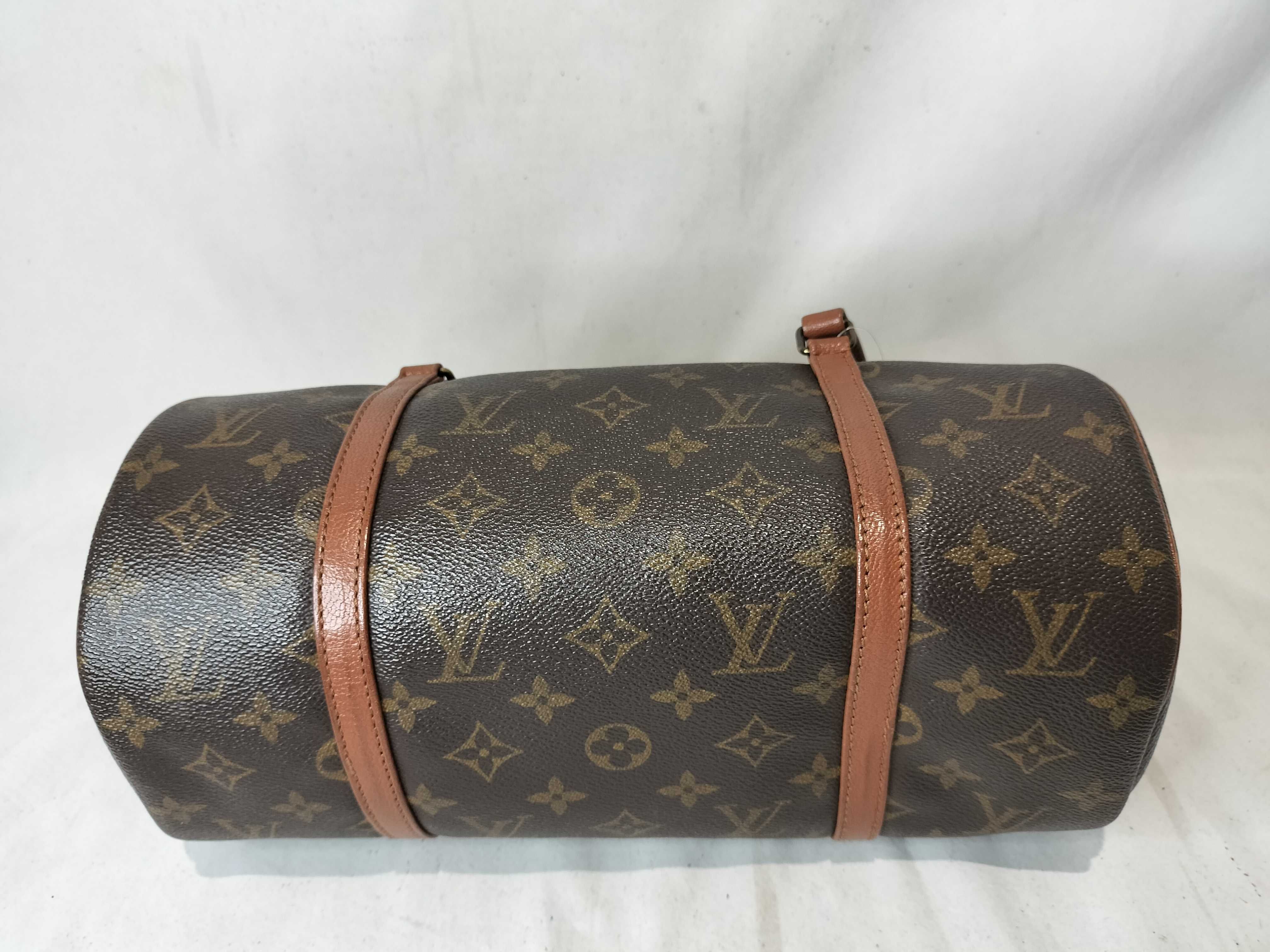 Monogram Old Papillon Handbag with Pouch — view 7