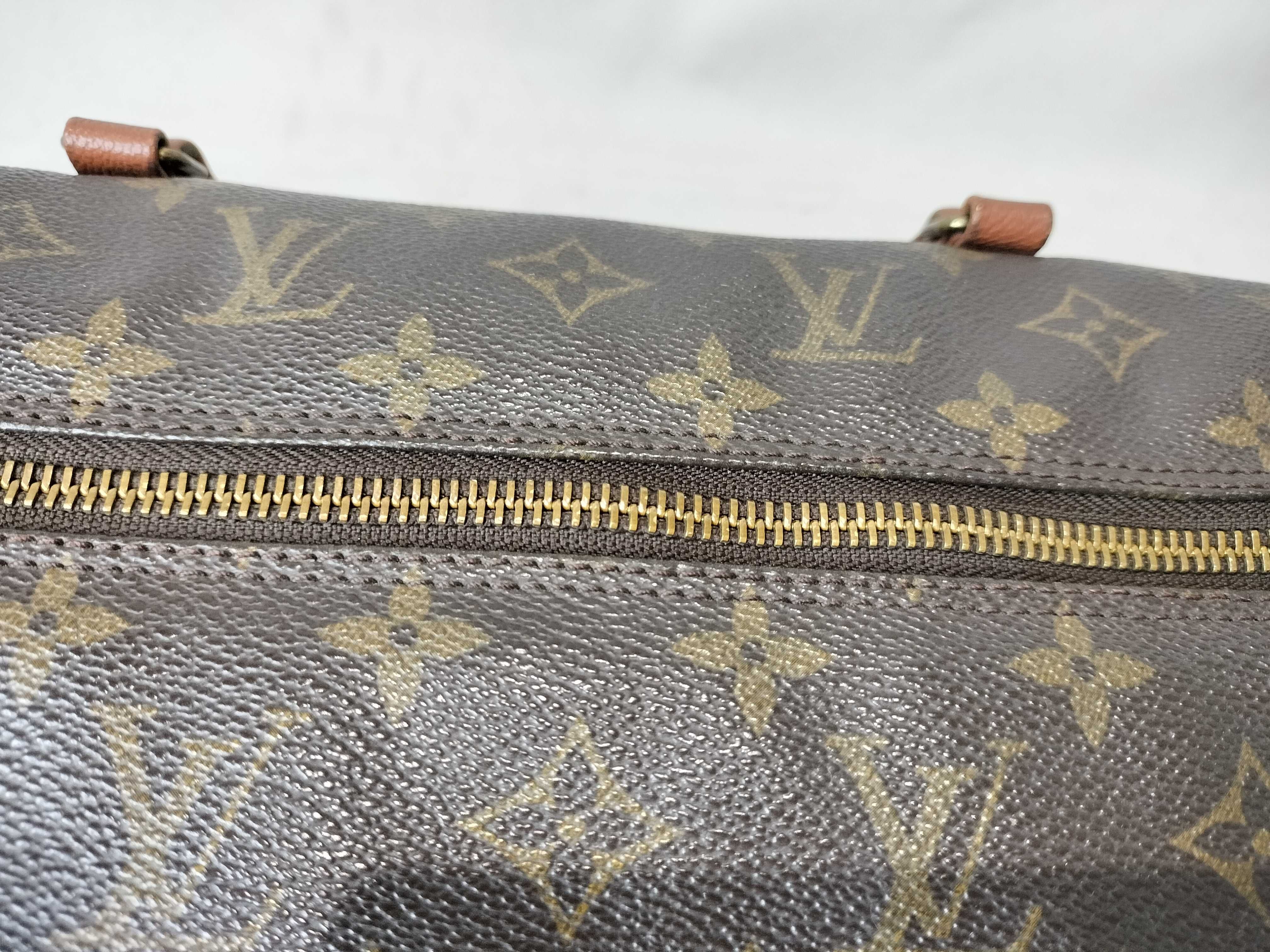 Monogram Old Papillon Handbag with Pouch — view 8