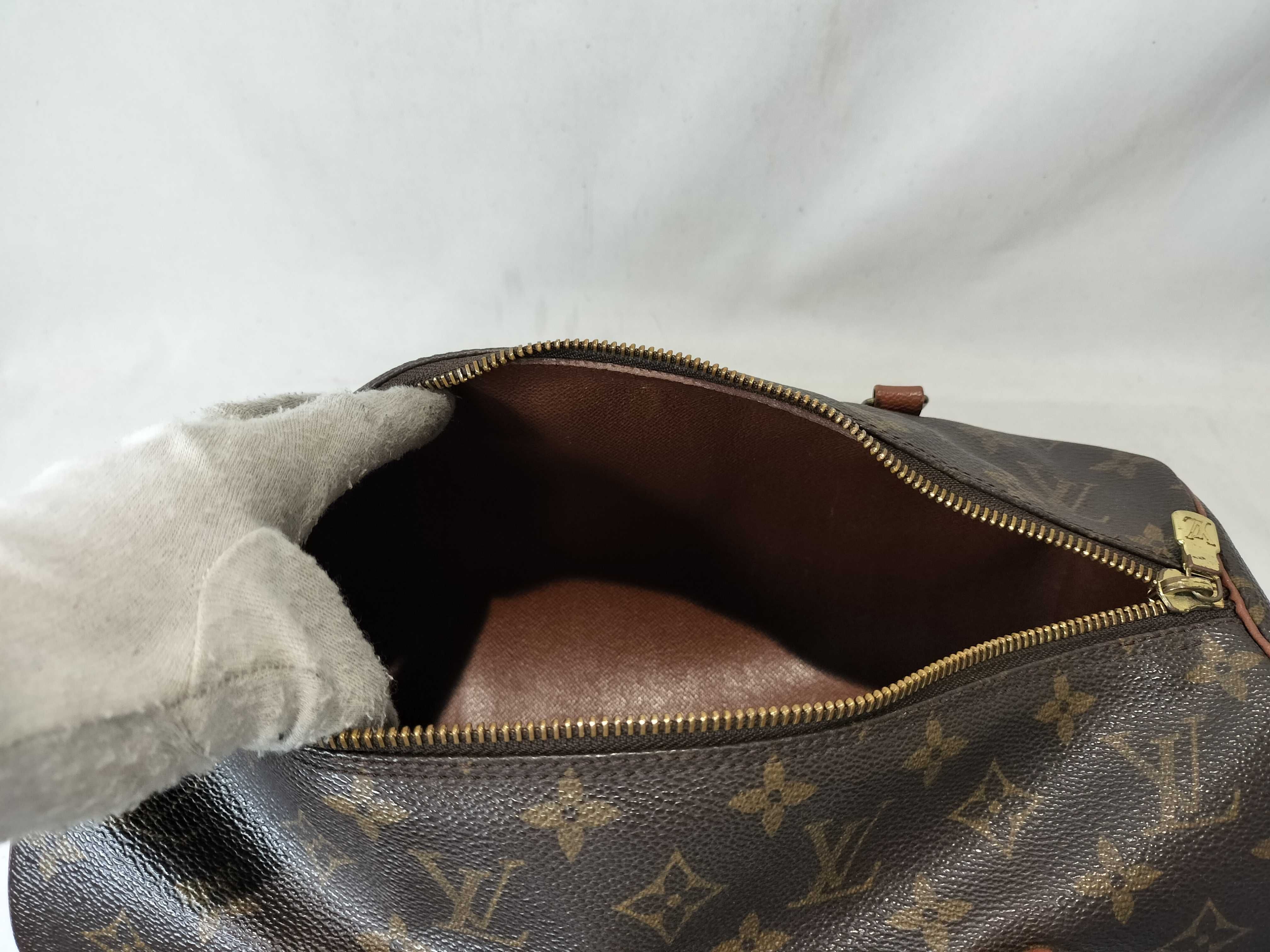 Monogram Old Papillon Handbag with Pouch — view 9