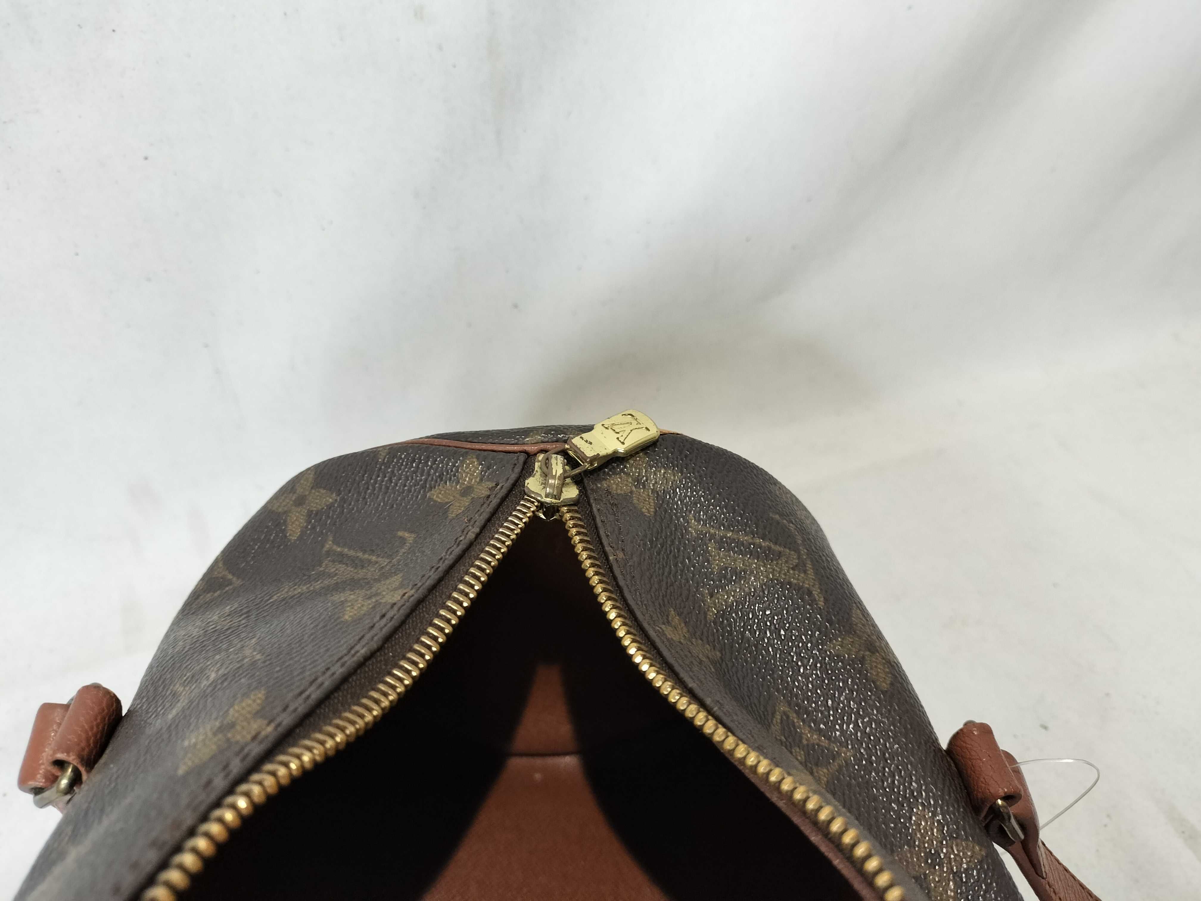 Monogram Old Papillon Handbag with Pouch — view 10