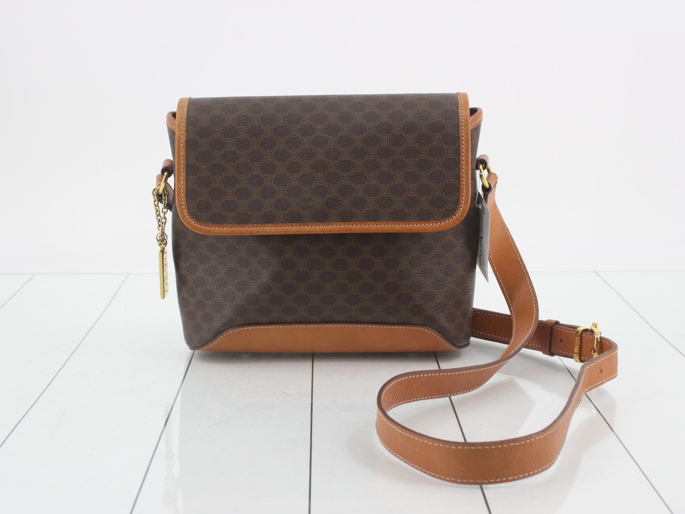 Macadam Shoulder Bag, Camel