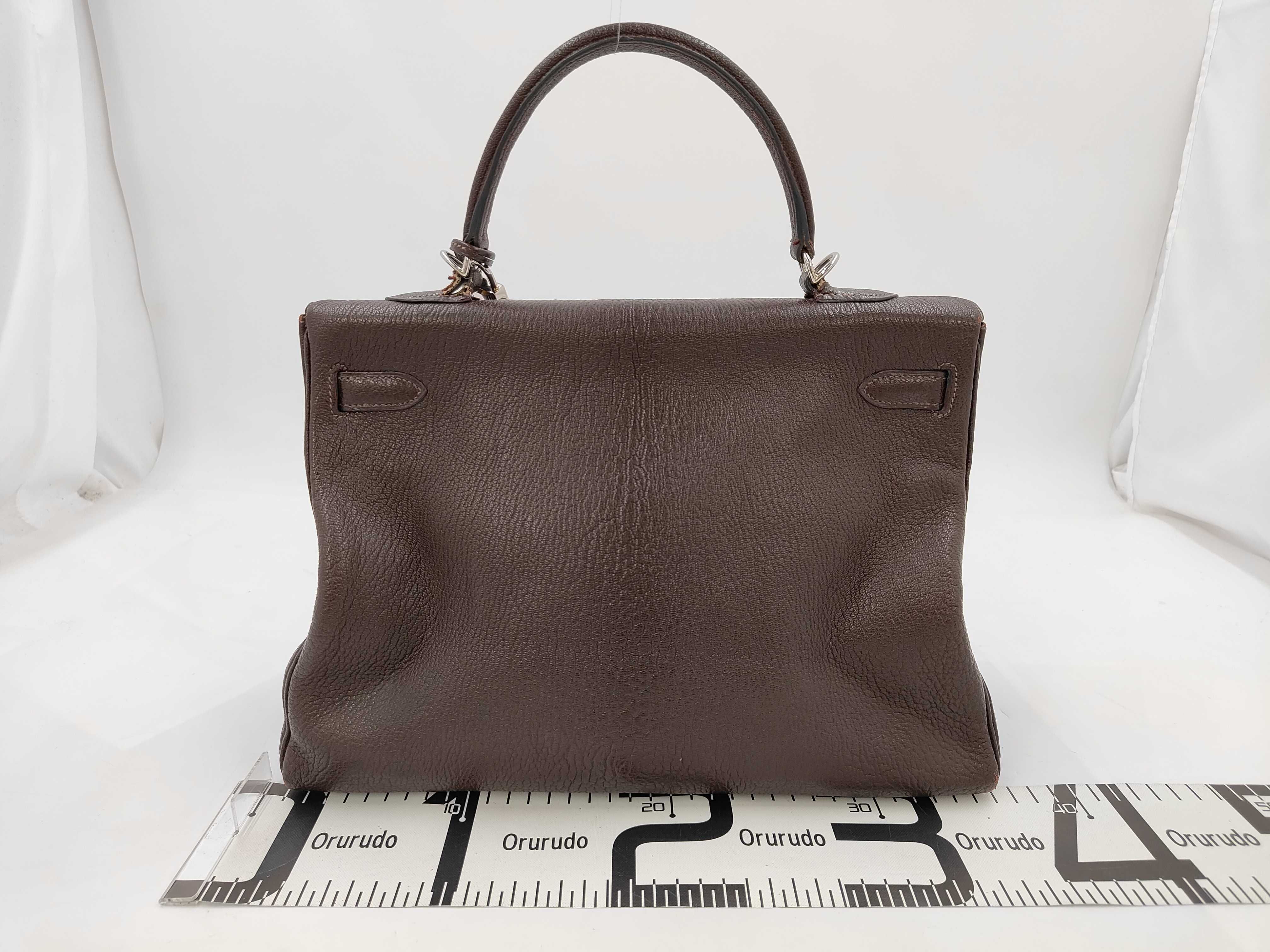 Hermes Kelly 35 Brown Tote Bag — view 2