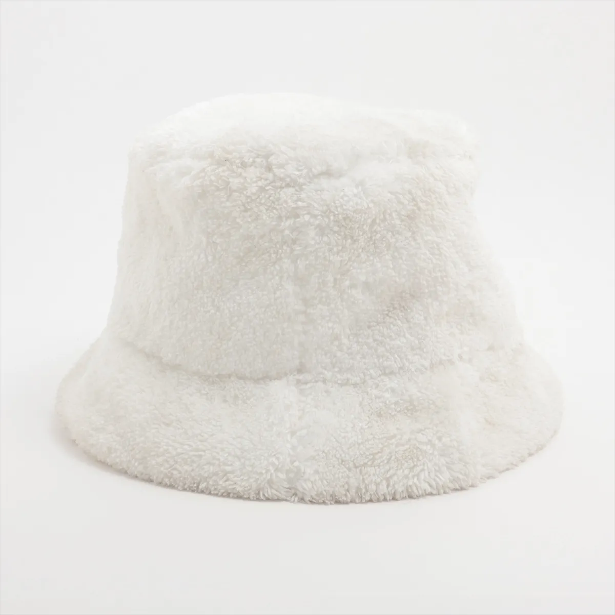 1HC137 Logo Bucket Hat, Size M, Polyester, White. Shows signs of wear, — view 3