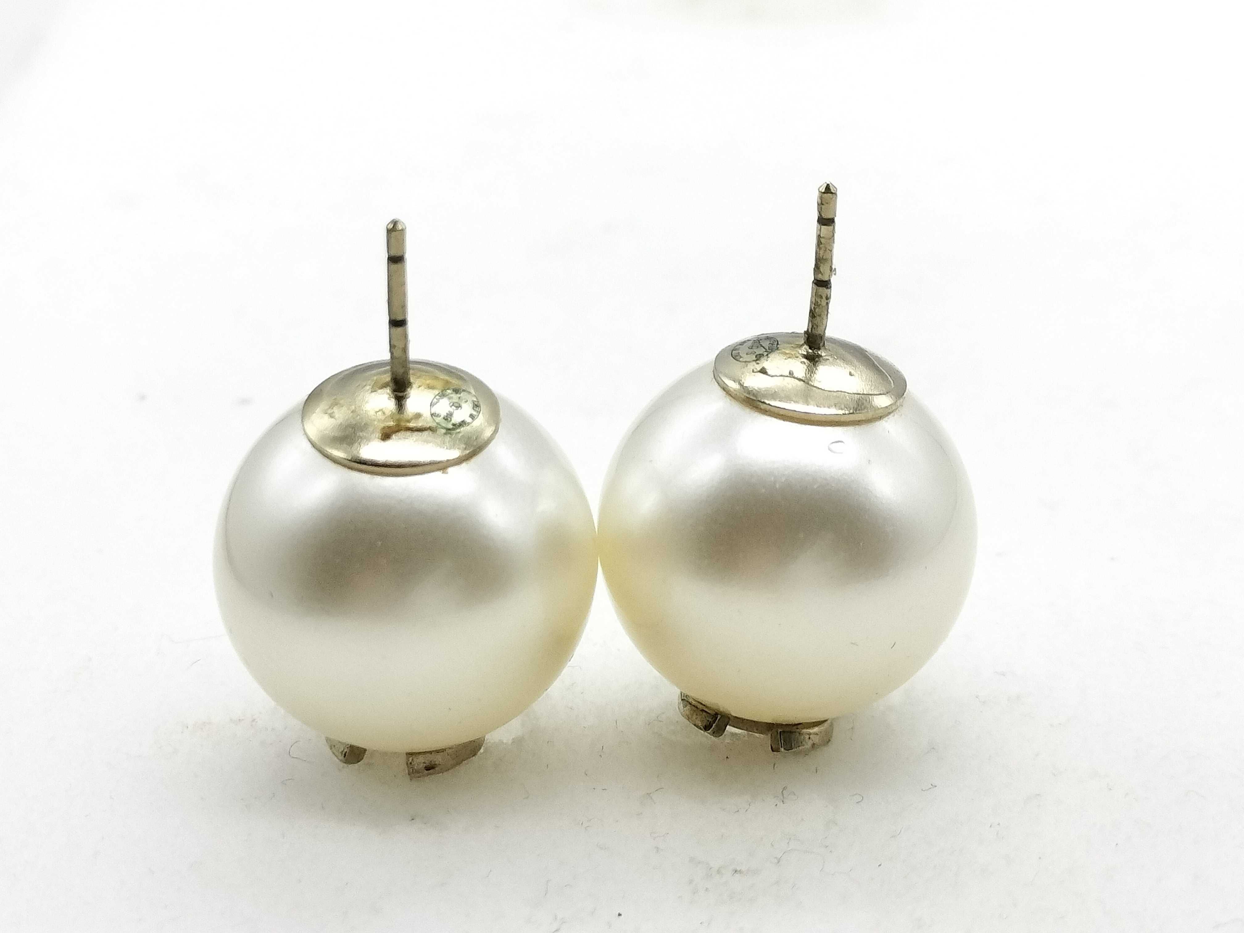 Coco Mark Pearl Earrings — view 4