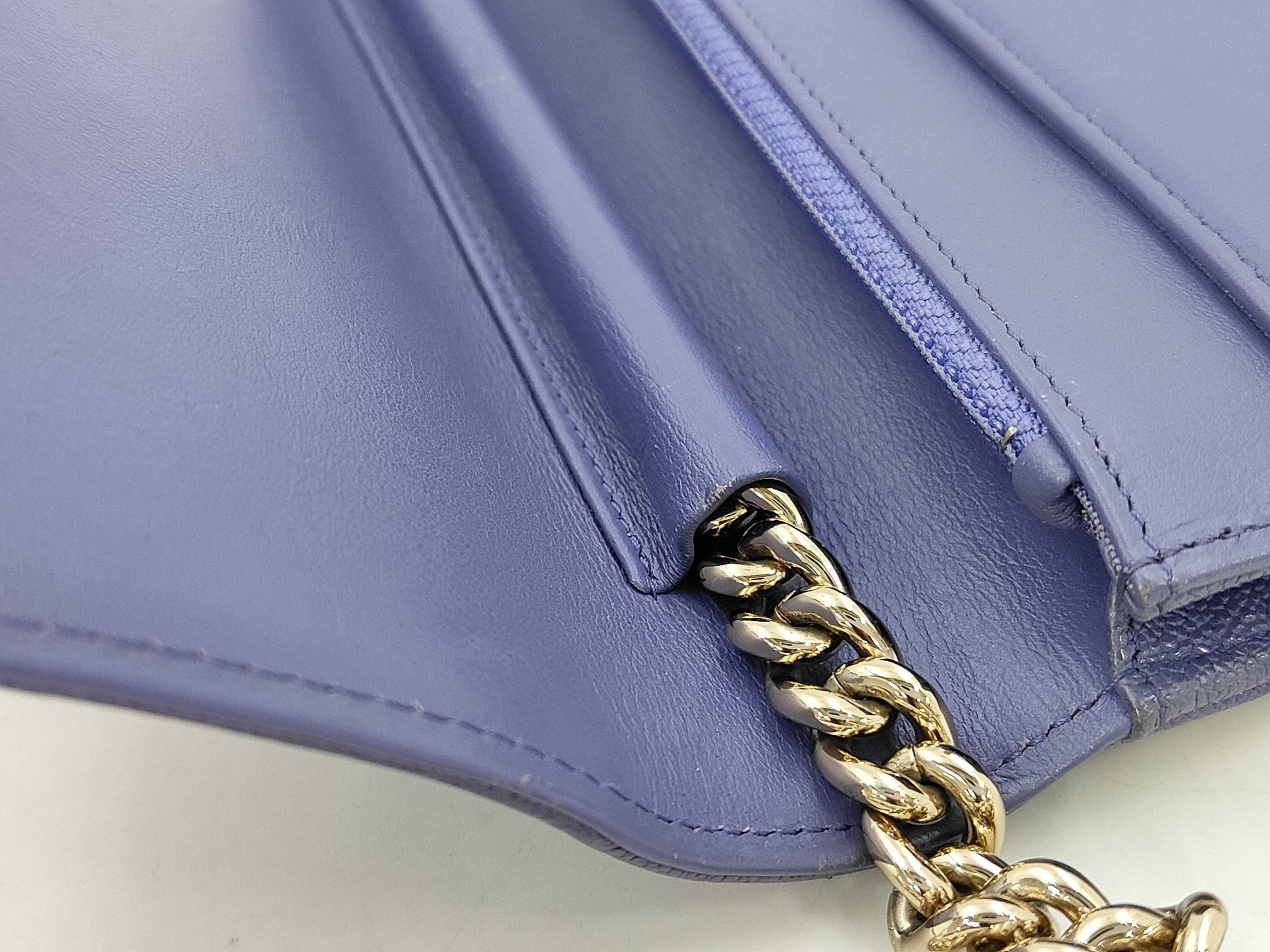 Boy Caviar Skin Chain Wallet Shoulder Bag — view 5