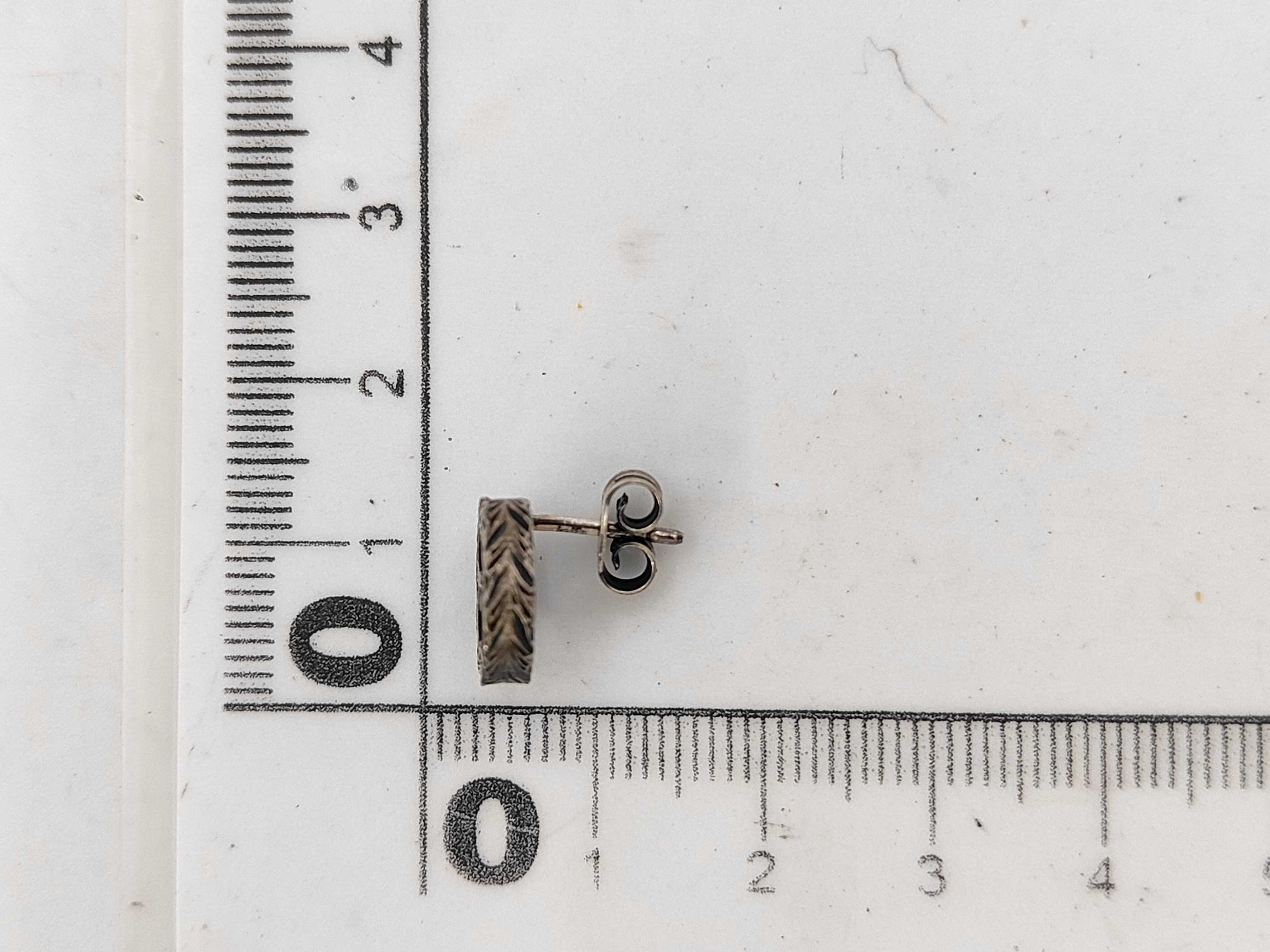 Interlocking Pe Earring (Single Earring) SV925 1.5cm — view 7