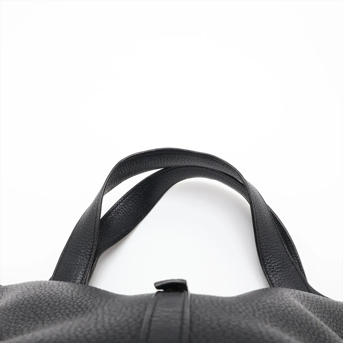 Picotin Lock 22 MM, Taurillon Clemence leather, black, silver hardware, C: 2018 — view 6