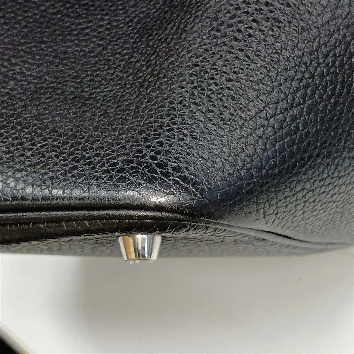 Picotin Lock 22 MM, Taurillon Clemence leather, black, silver hardware, C: 2018 — view 10