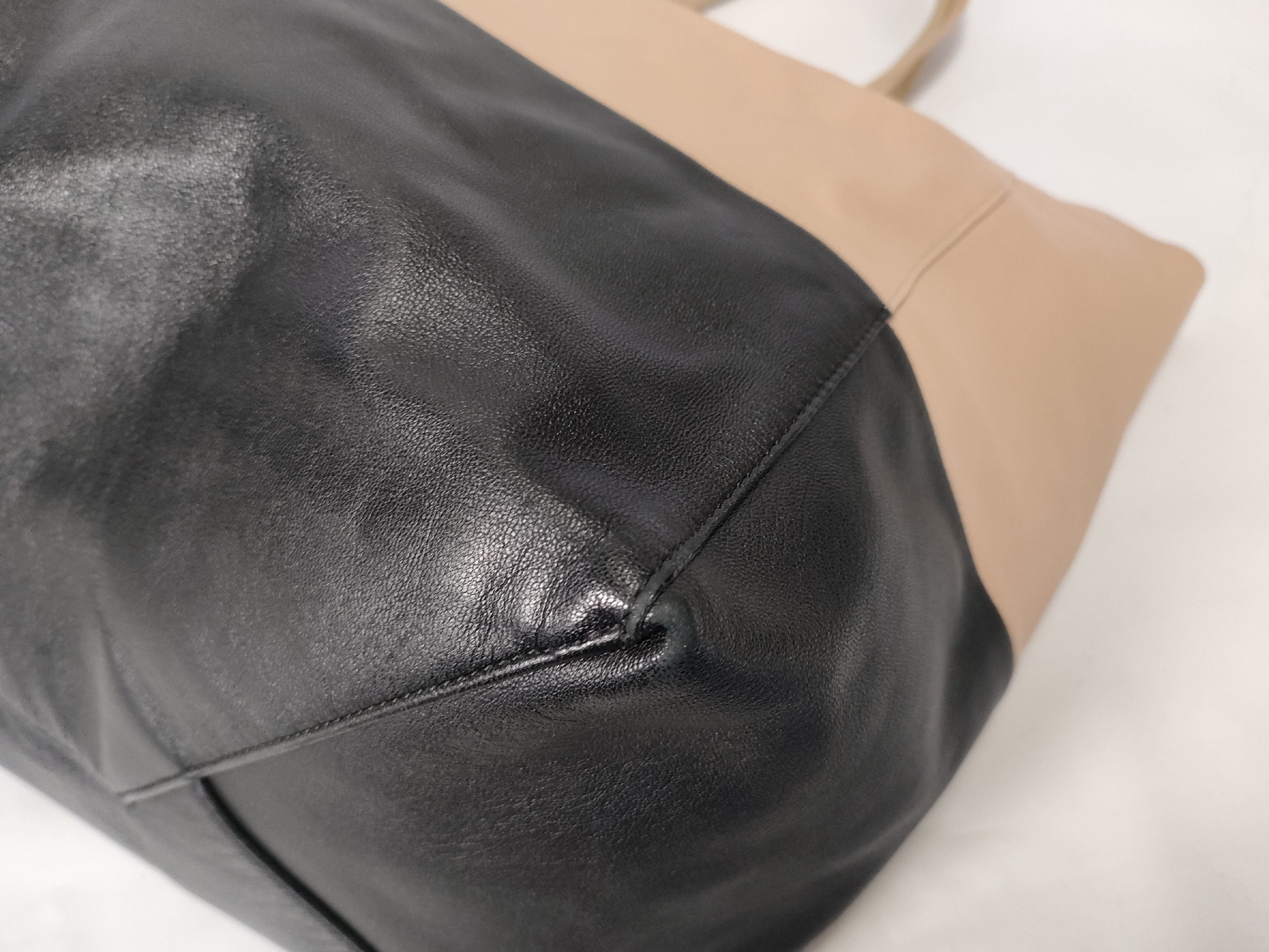 Phoebe Philo era Horizontal Cabas Bicolor Tote Bag — view 6