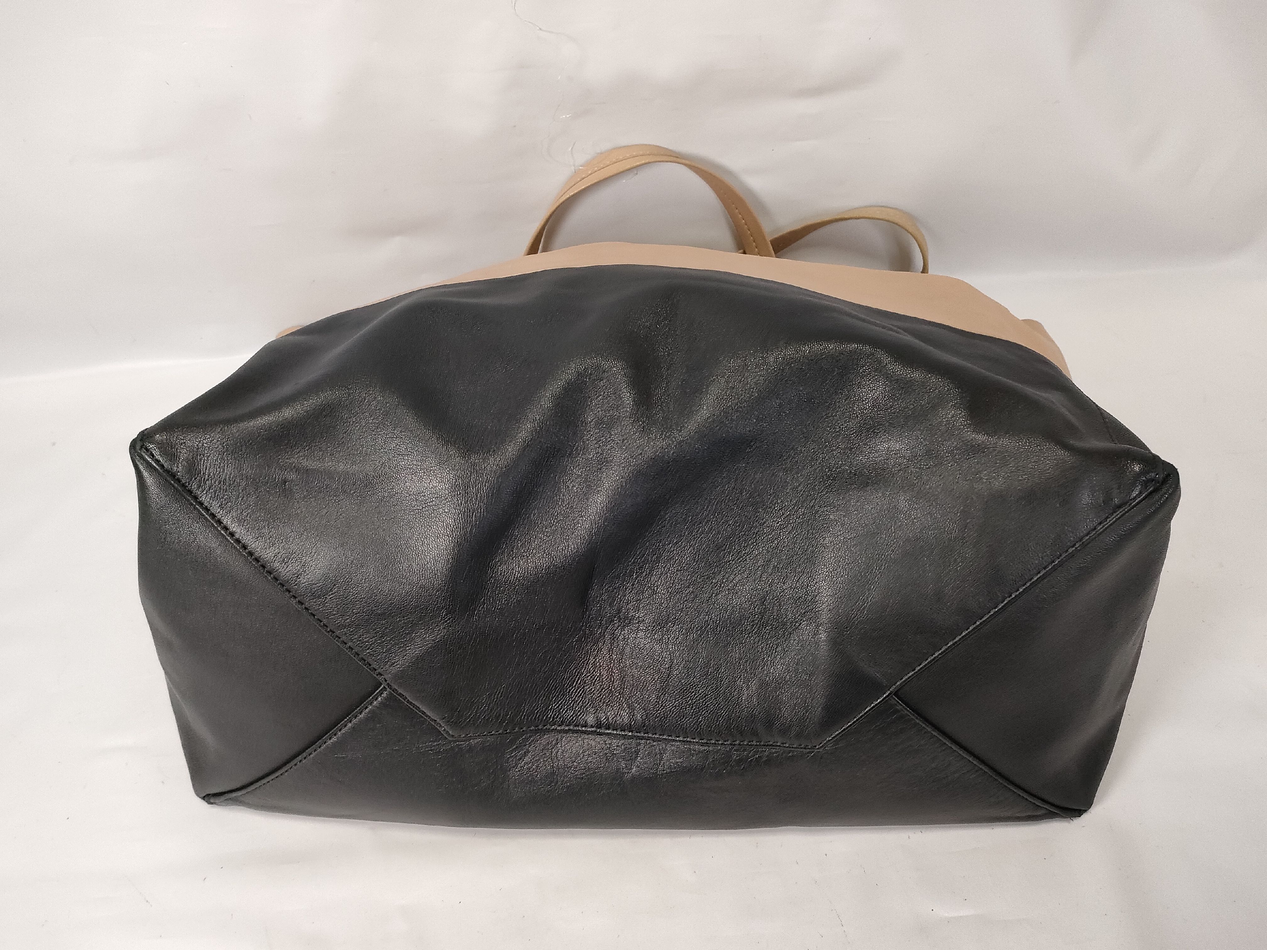 Phoebe Philo era Horizontal Cabas Bicolor Tote Bag — view 7