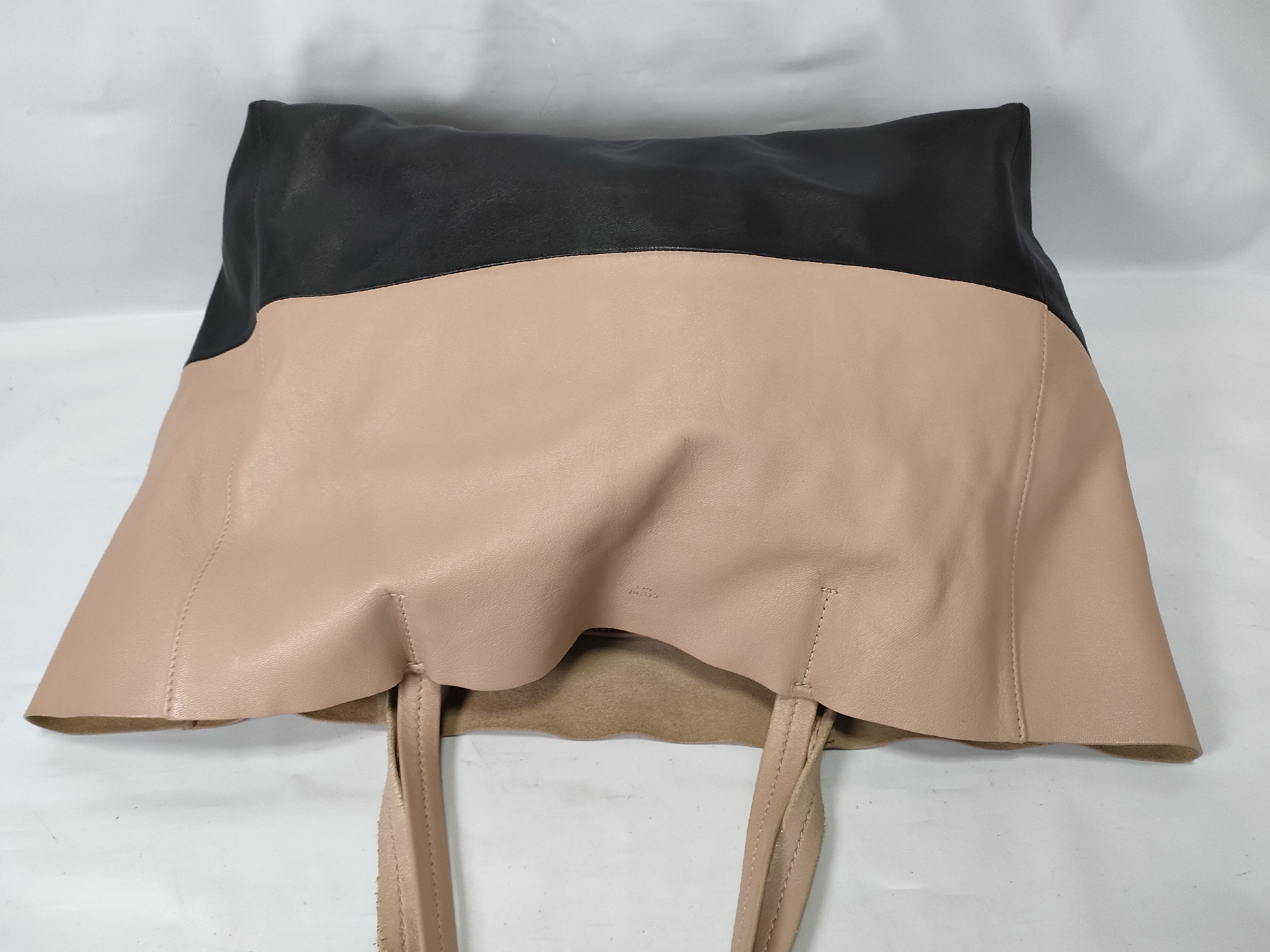 Phoebe Philo era Horizontal Cabas Bicolor Tote Bag — view 8