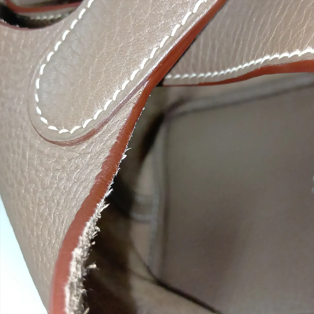 Picotin Lock 18 PM, Taurillon Clemence leather, Etoupe color, silver hardware, X: 2016 — view 13