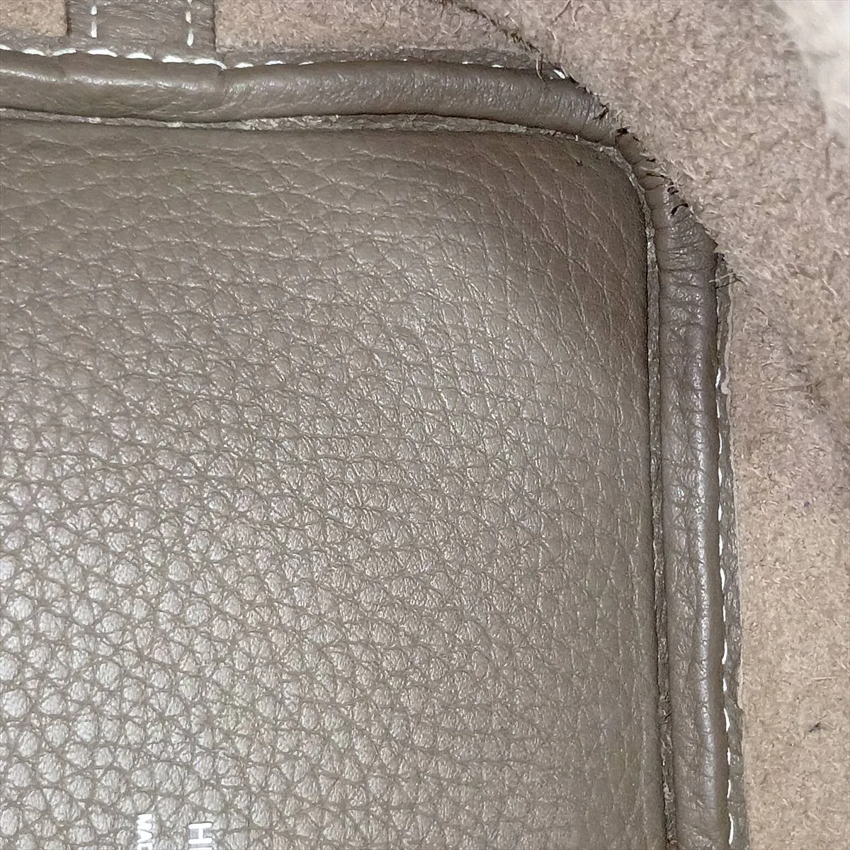 Picotin Lock 18 PM, Taurillon Clemence leather, Etoupe color, silver hardware, X: 2016 — view 10