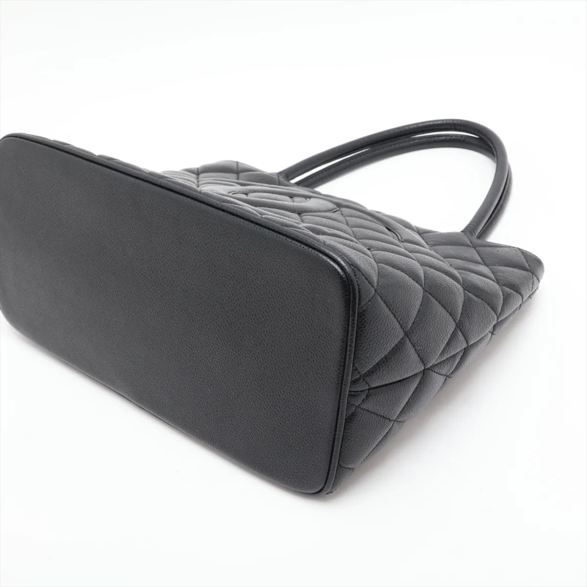 Reissue Caviar Skin Tote Bag, Black with Gold Hardware, 8417279, Series 8 — view 3