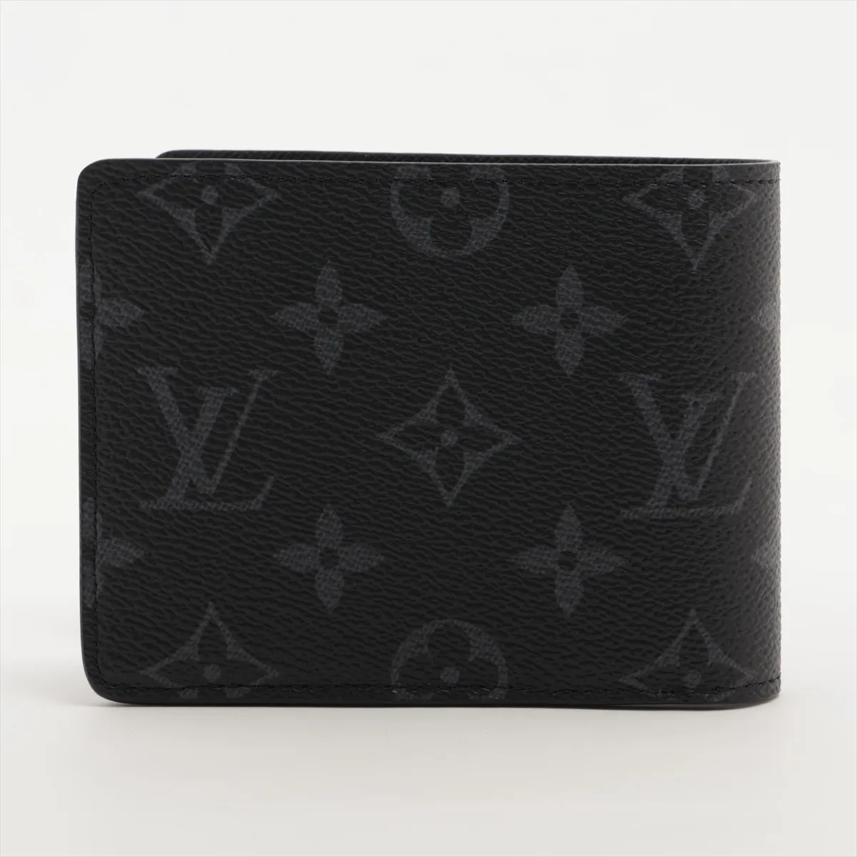 Monogram Eclipse Portefeuille Multiple M61695 Black Compact Wallet (RFID detected) — view 2