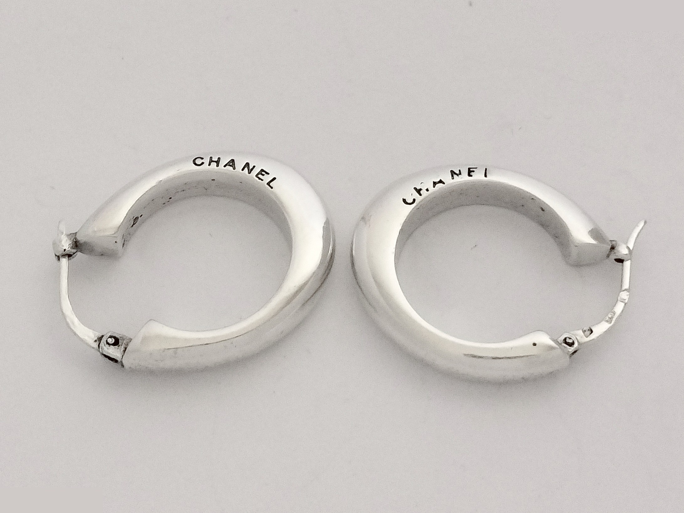 Logo 925/15.3g Silver Earrings — view 2