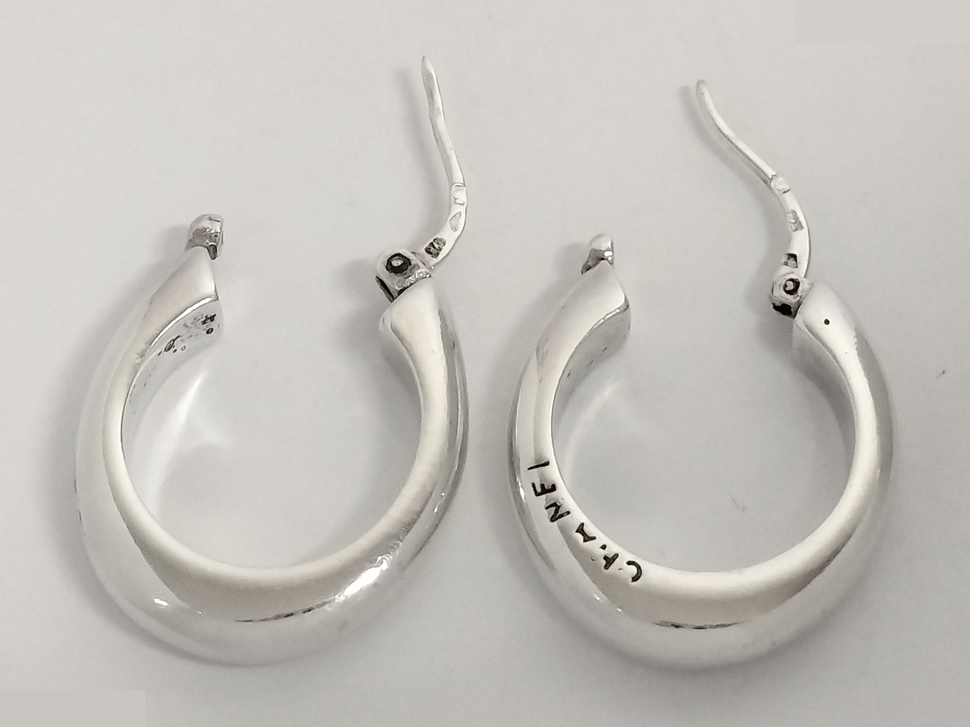 Logo 925/15.3g Silver Earrings — view 4