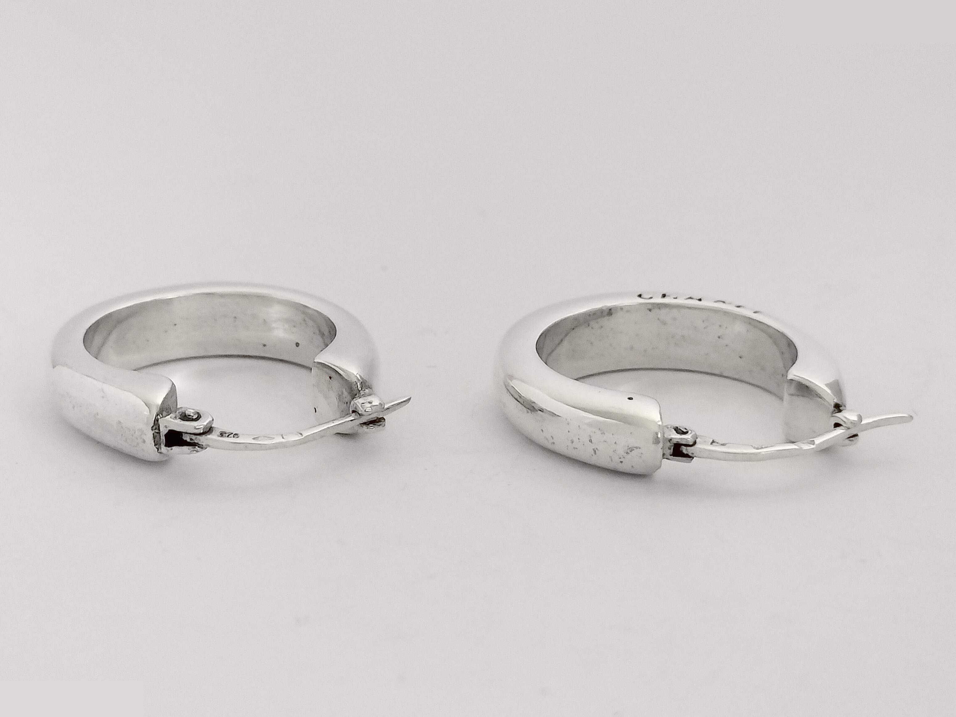 Logo 925/15.3g Silver Earrings — view 6