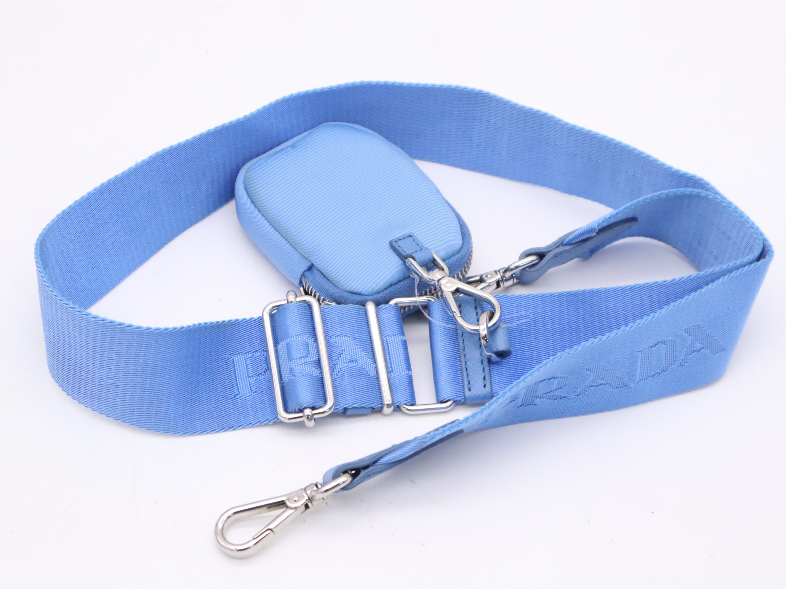 Nylon Chain Handle Bag Re-Edition 2005 Blue — view 8