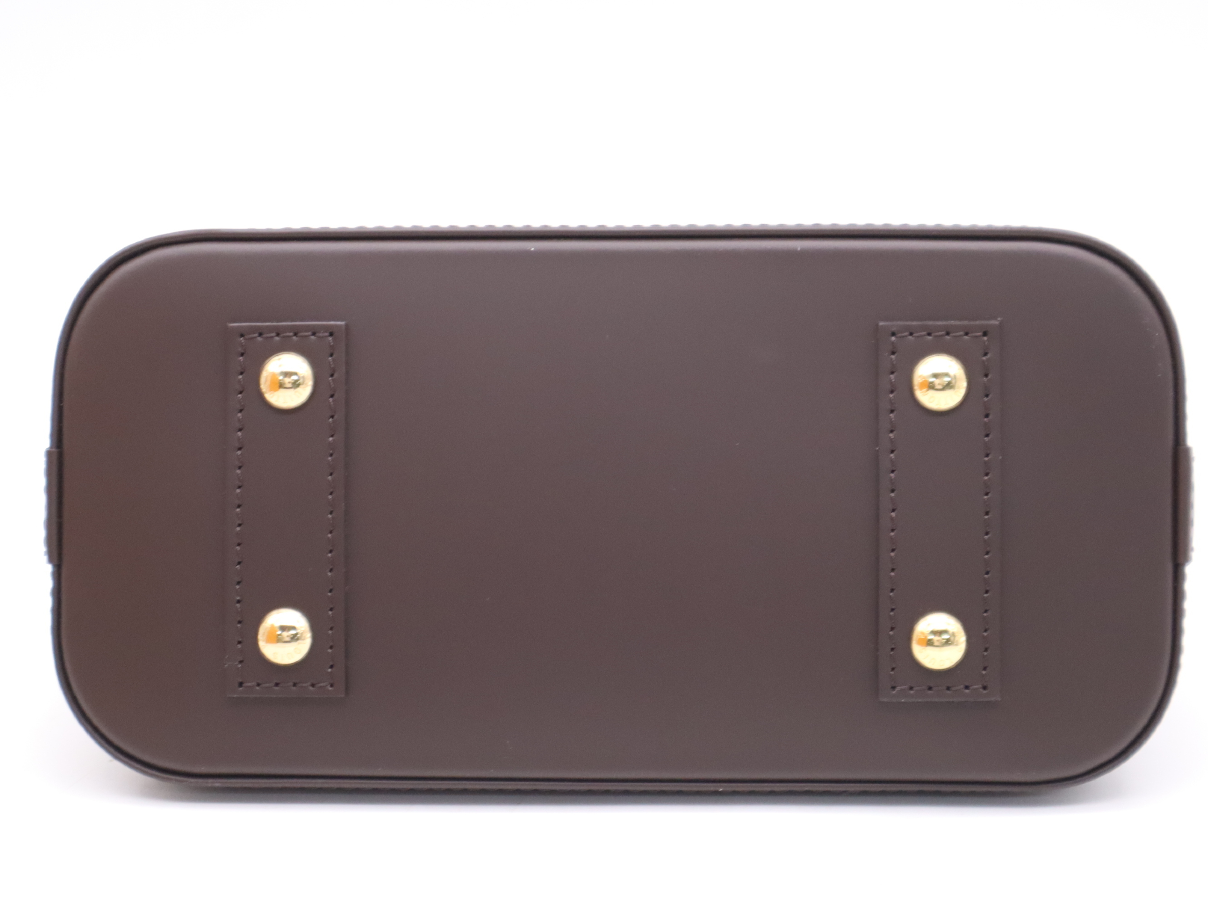 N41221 Damier Alma BB Handbag with Shoulder Strap, 2 Keys, Clochette, Dust Bag, and Box. — view 4