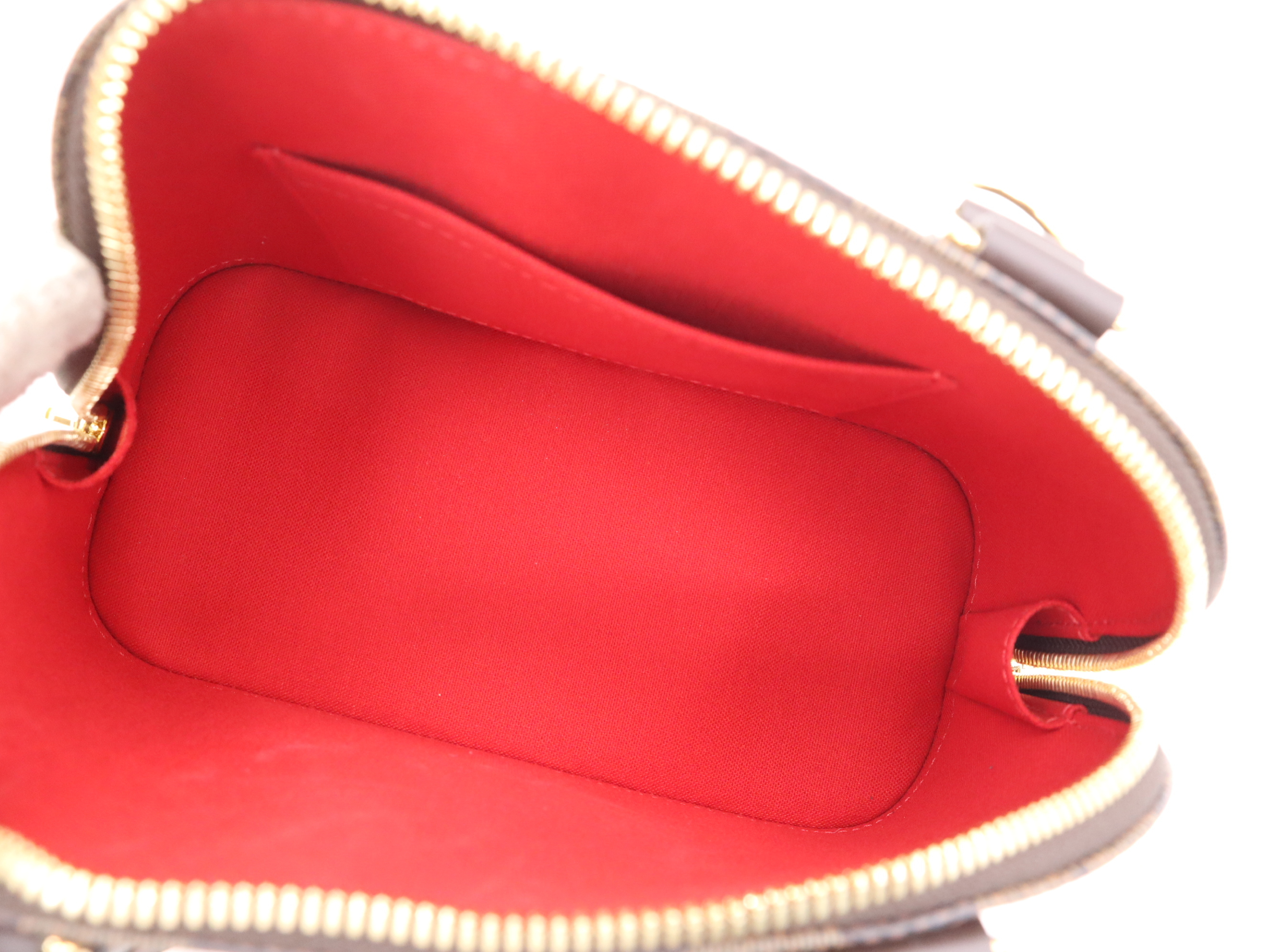 N41221 Damier Alma BB Handbag with Shoulder Strap, 2 Keys, Clochette, Dust Bag, and Box. — view 10