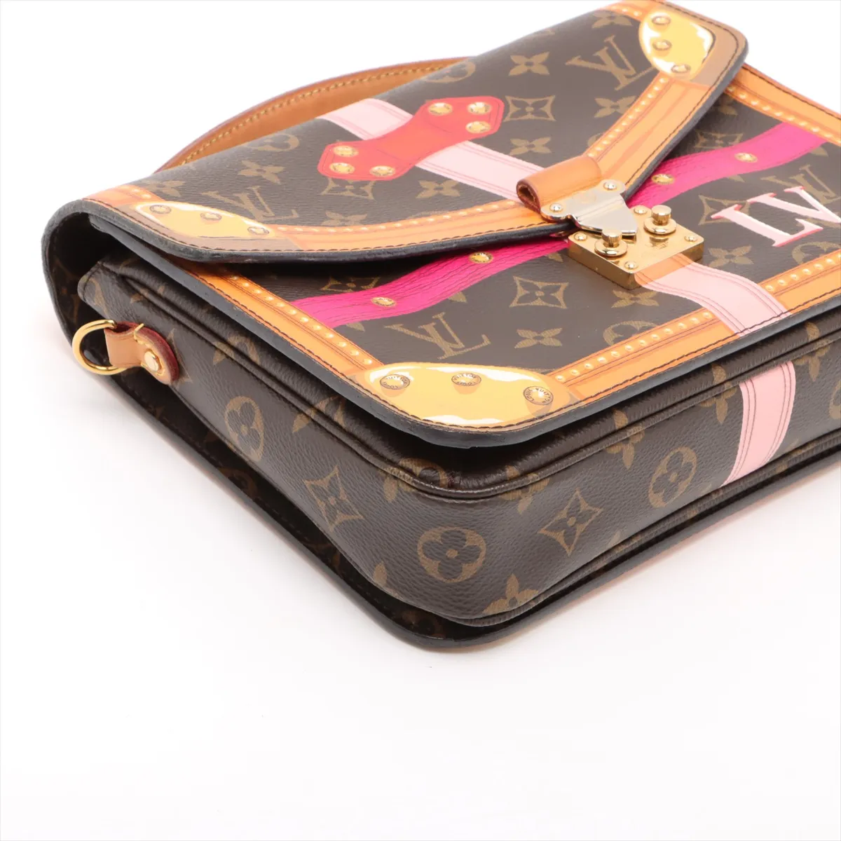 Monogram Summer Trunk Pochette Metis M43628 DR0198 Brown — view 4