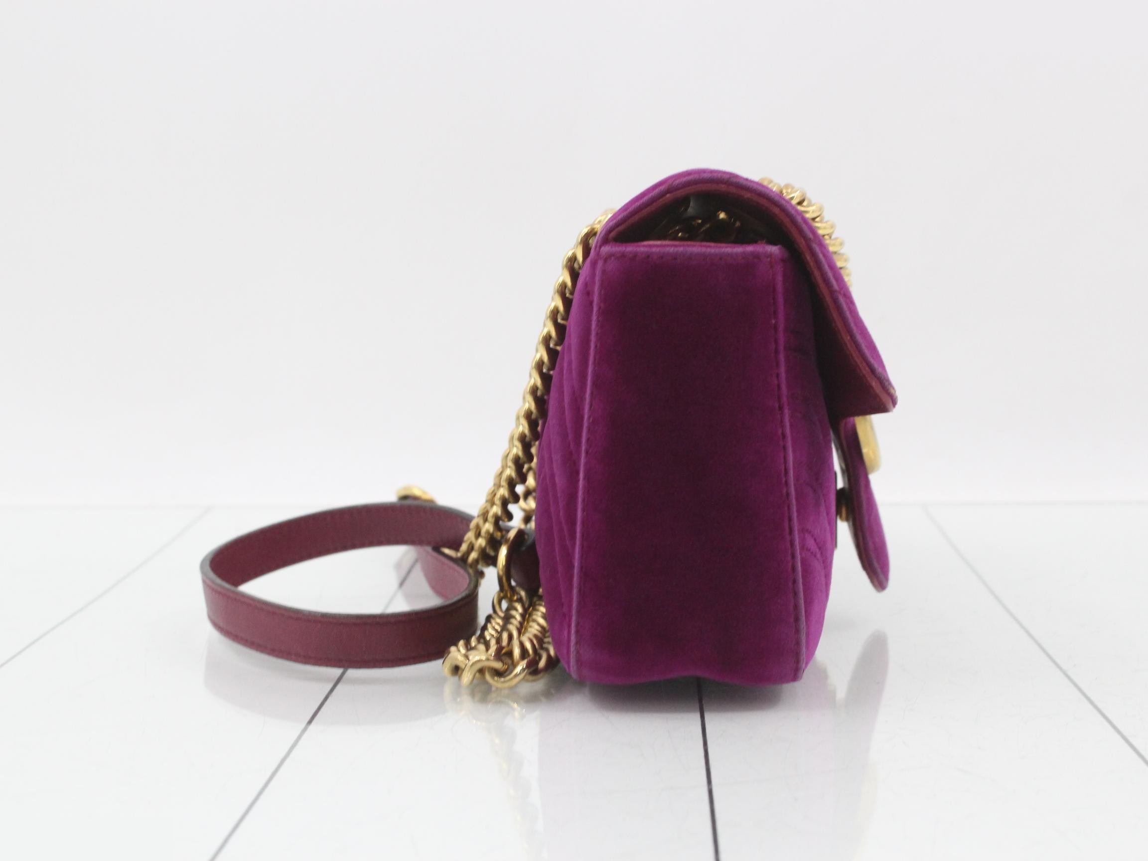 GG Marmont Quilted Chain Shoulder Bag (with box and dust bag) — view 4