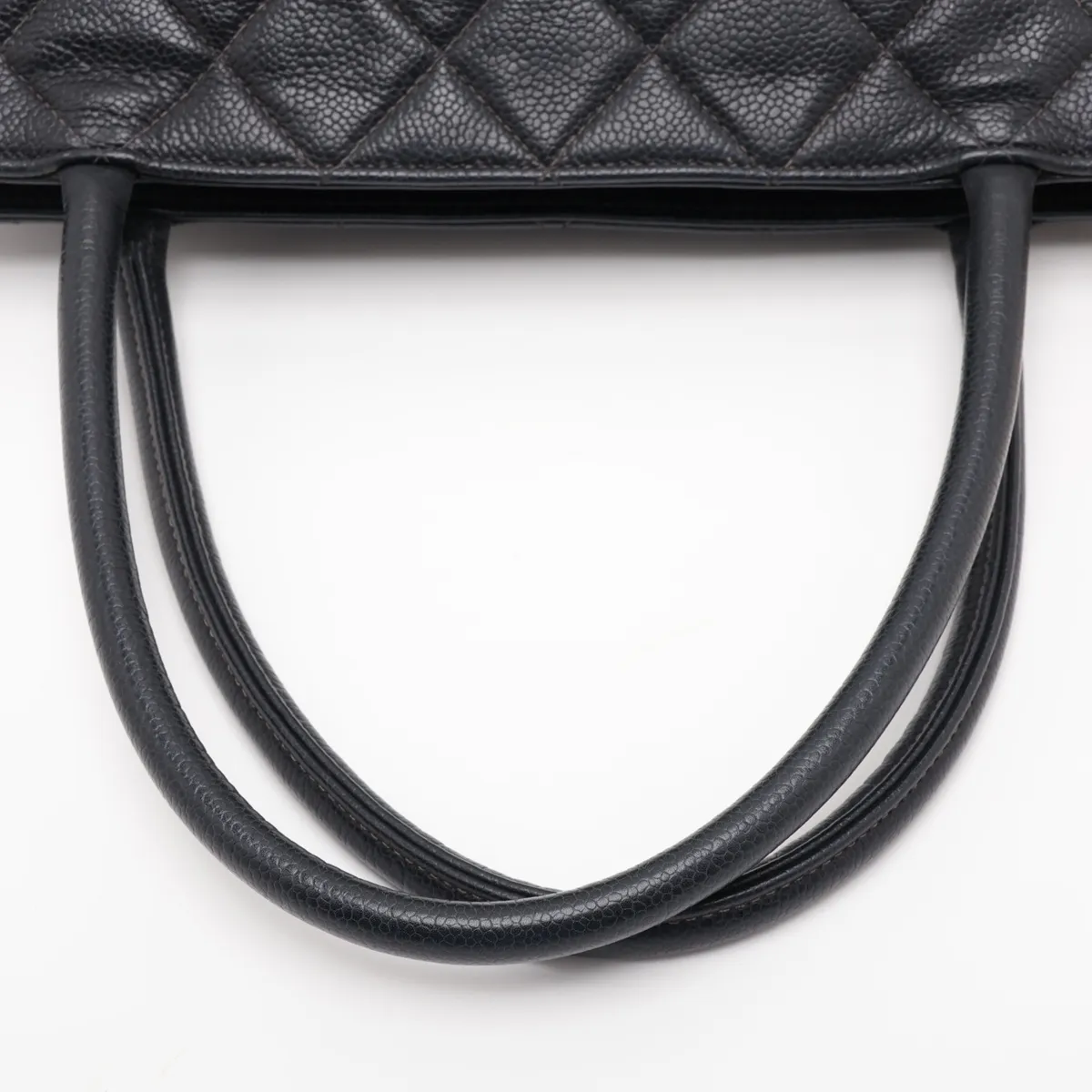 Reissue Caviar Skin Tote Bag, Black with Gold Hardware, 5421333, Series 5 — view 5
