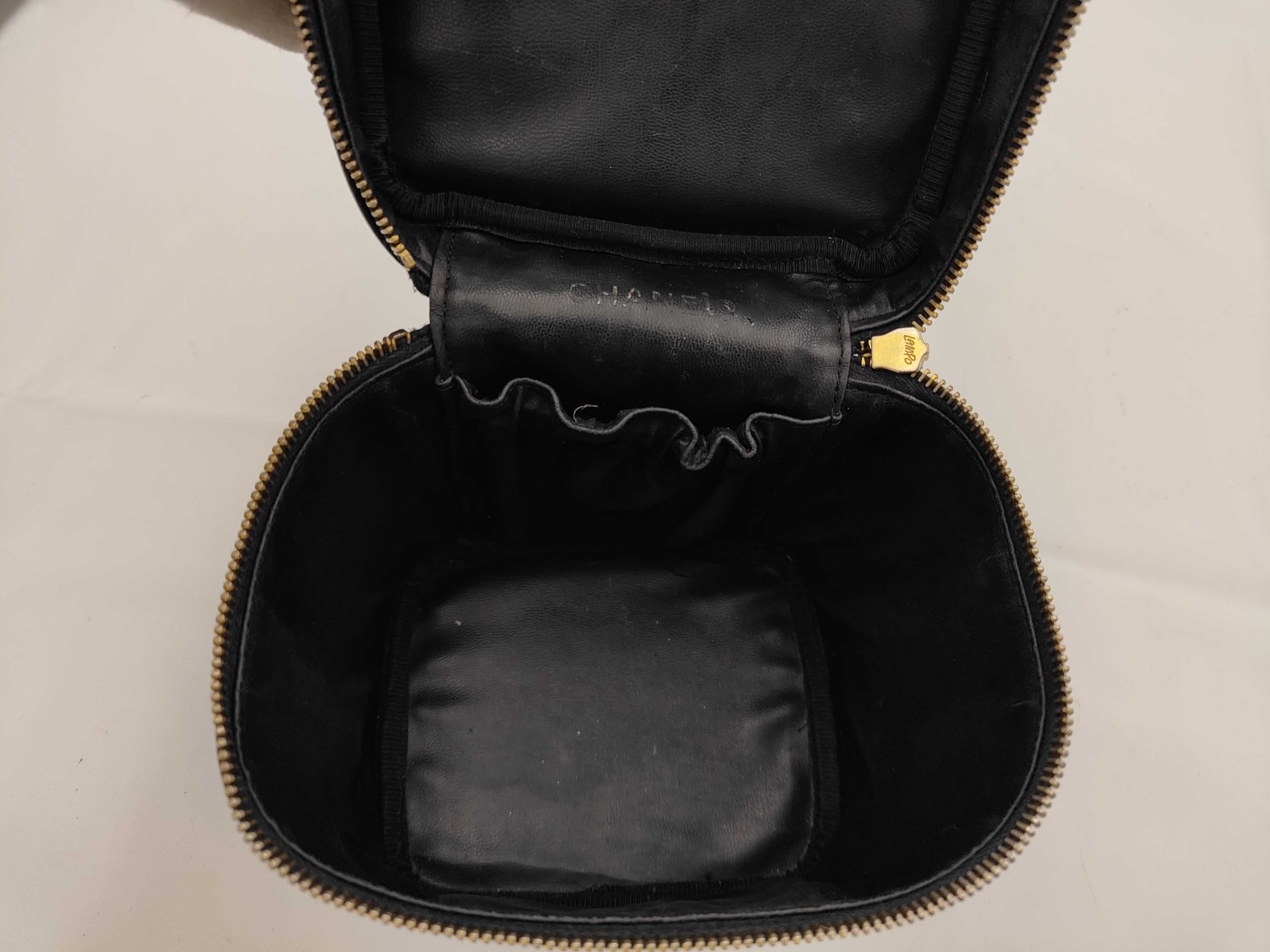 Vanity Bag, Black Caviar Leather — view 8