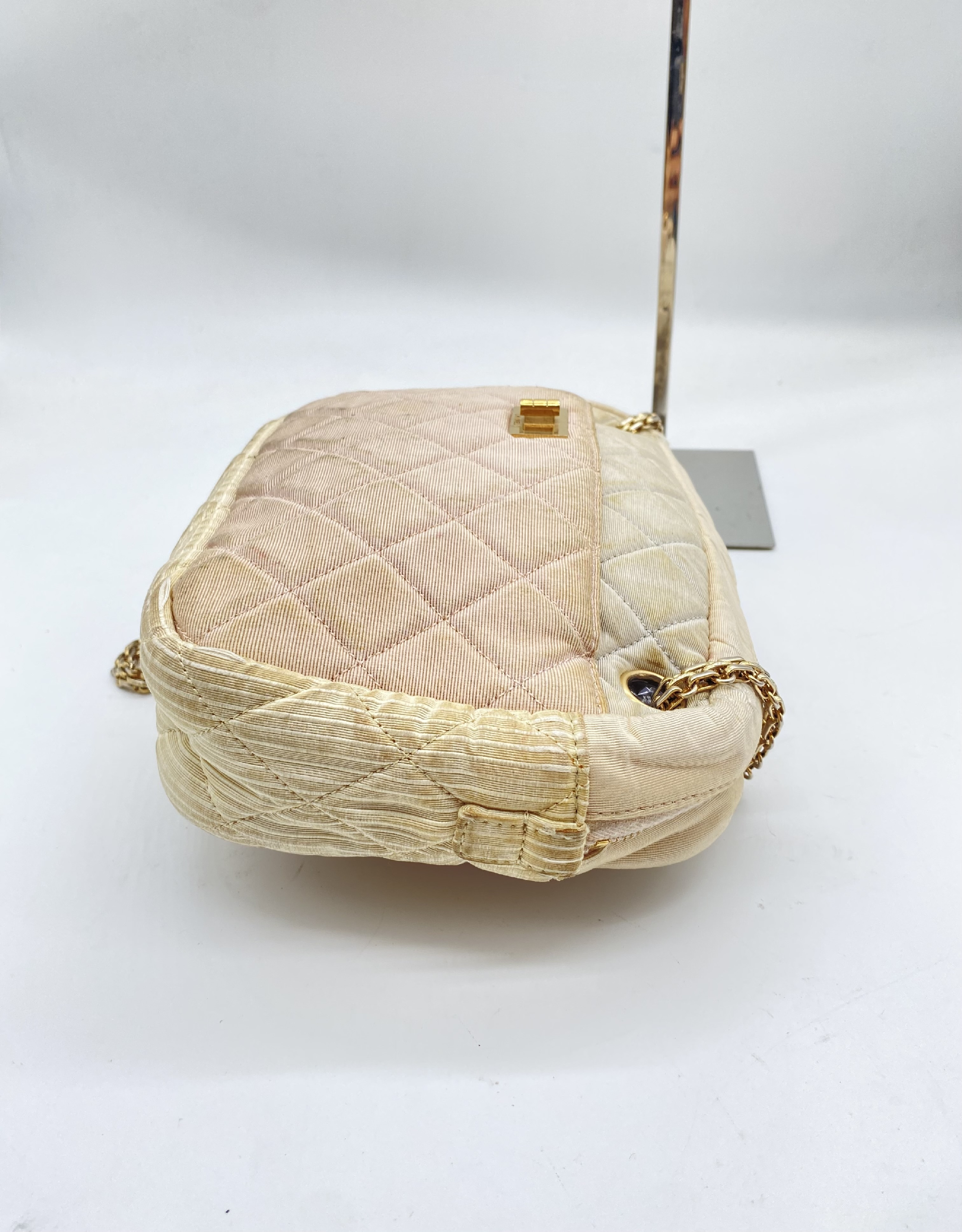 Matelassé 2.55 Canvas Shoulder Bag (with seal, serial number in the 12s) — view 5