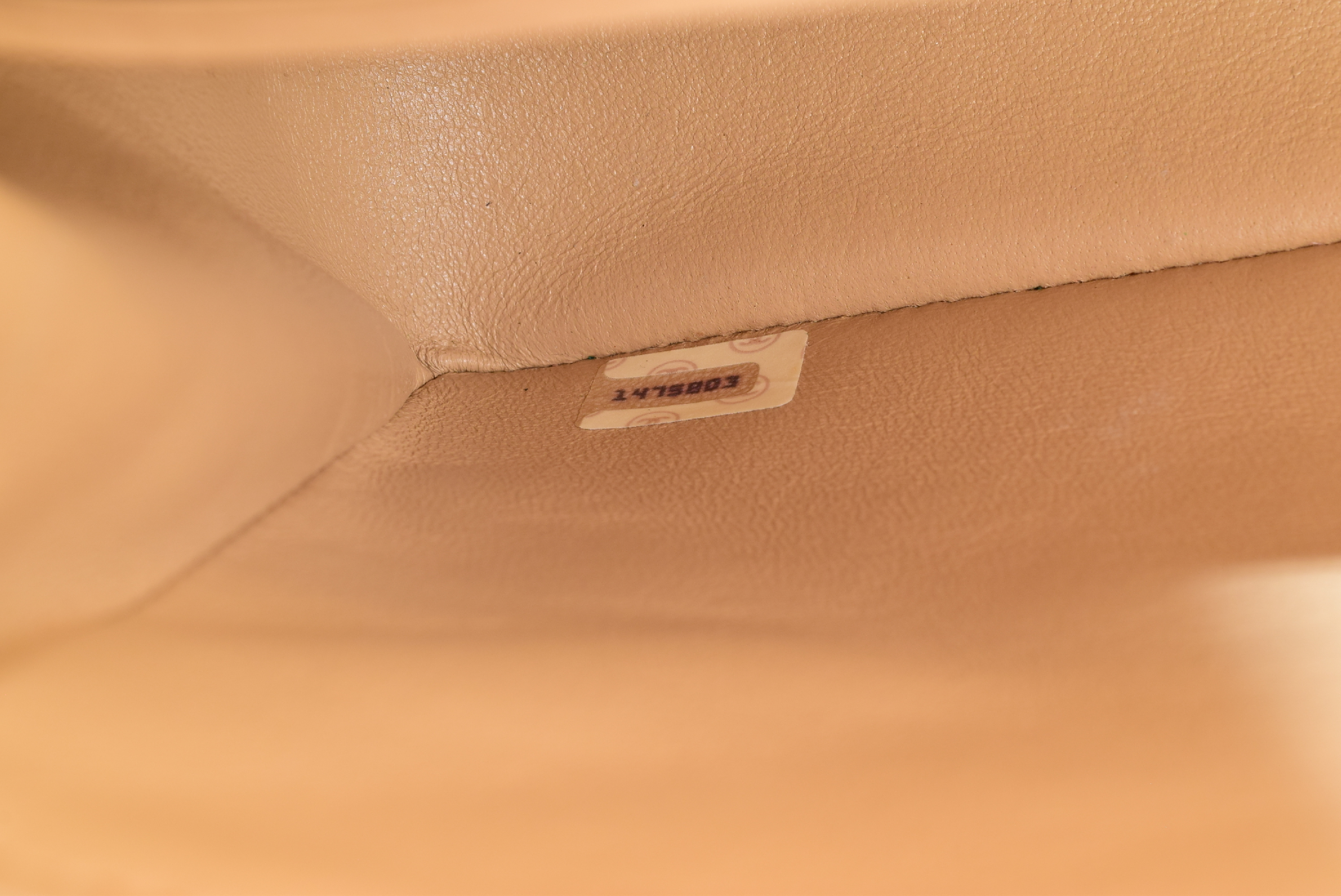 Matelassé Bicolor Chain Shoulder Bag with Gold Hardware — view 12