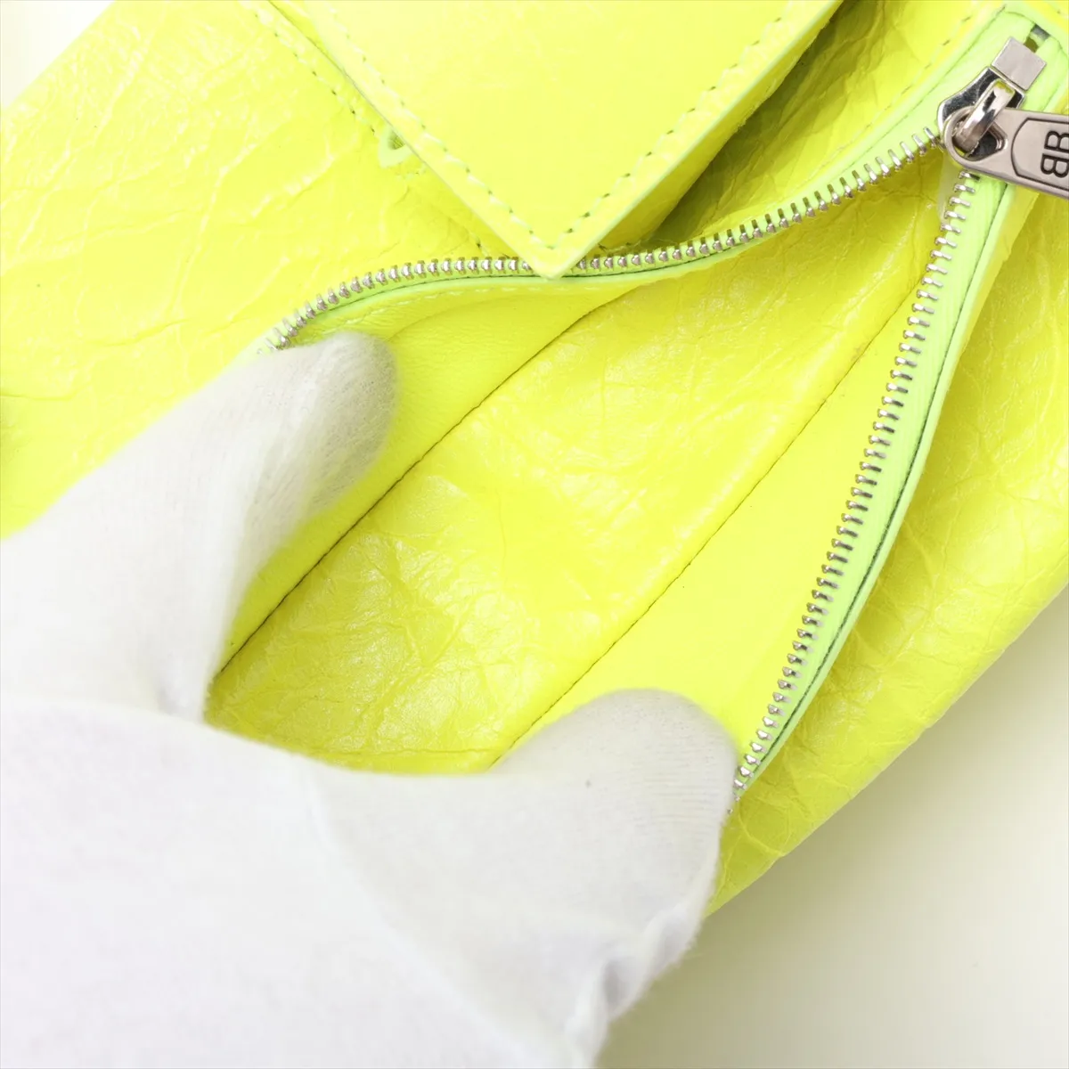Superbusy Leather Shoulder Bag, Yellow, 762516 — view 12