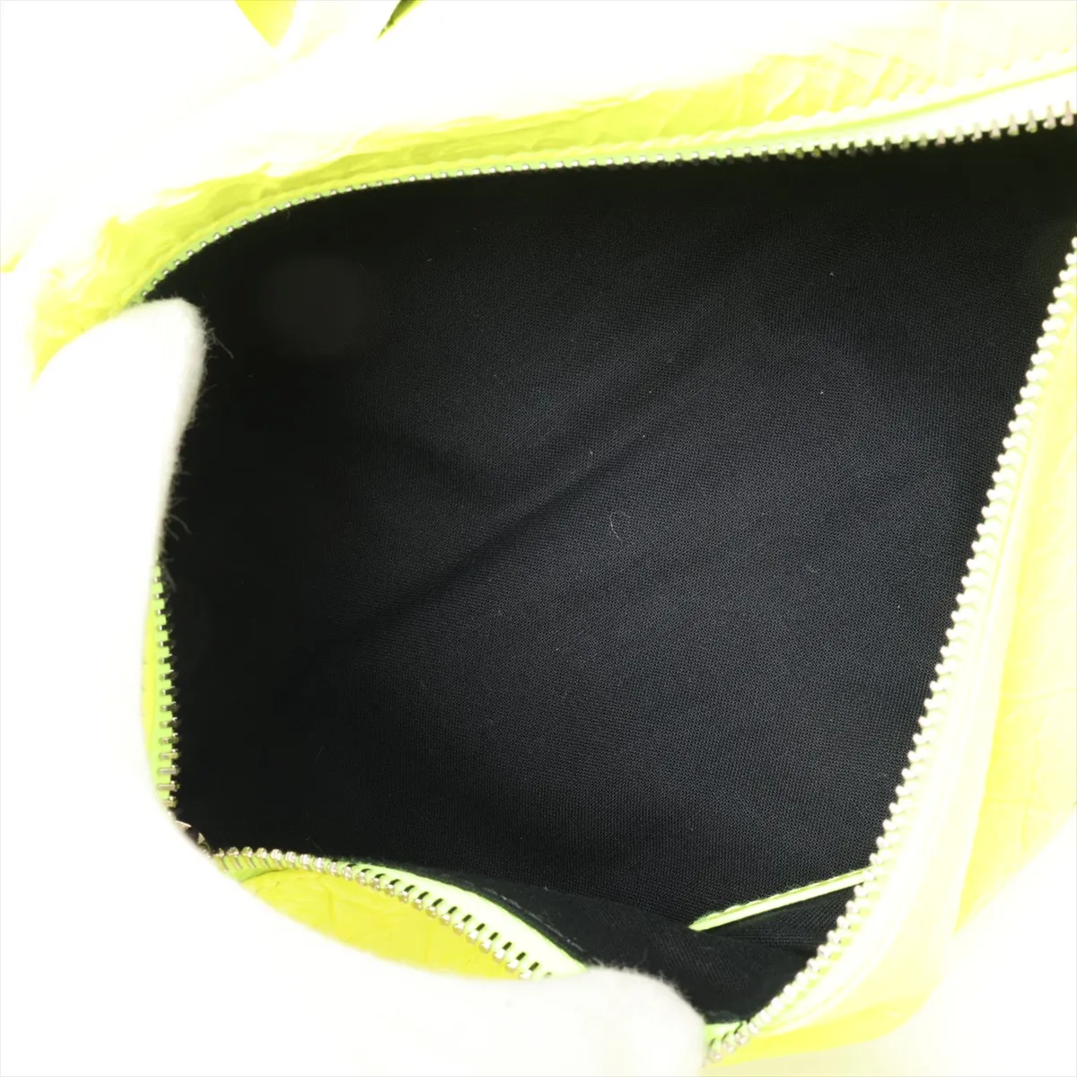 Superbusy Leather Shoulder Bag, Yellow, 762516 — view 6