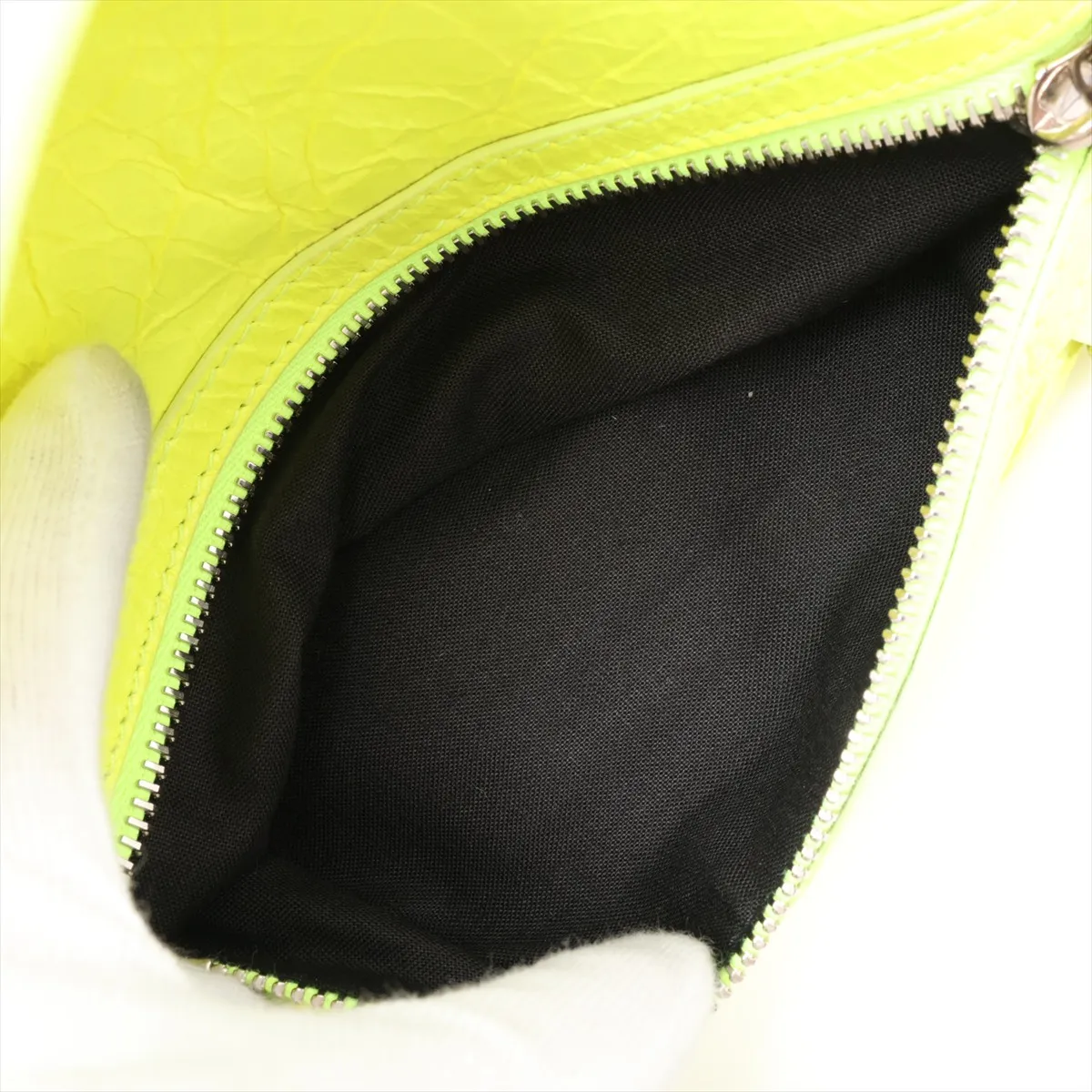 Superbusy Leather Shoulder Bag, Yellow, 762516 — view 7