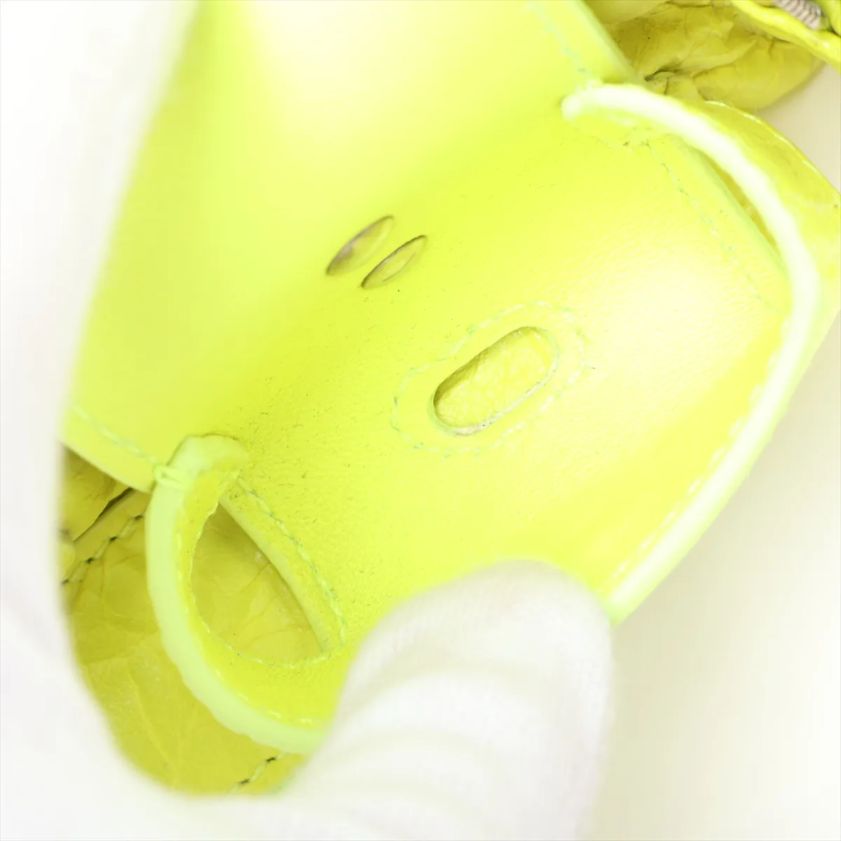 Superbusy Leather Shoulder Bag, Yellow, 762516 — view 10
