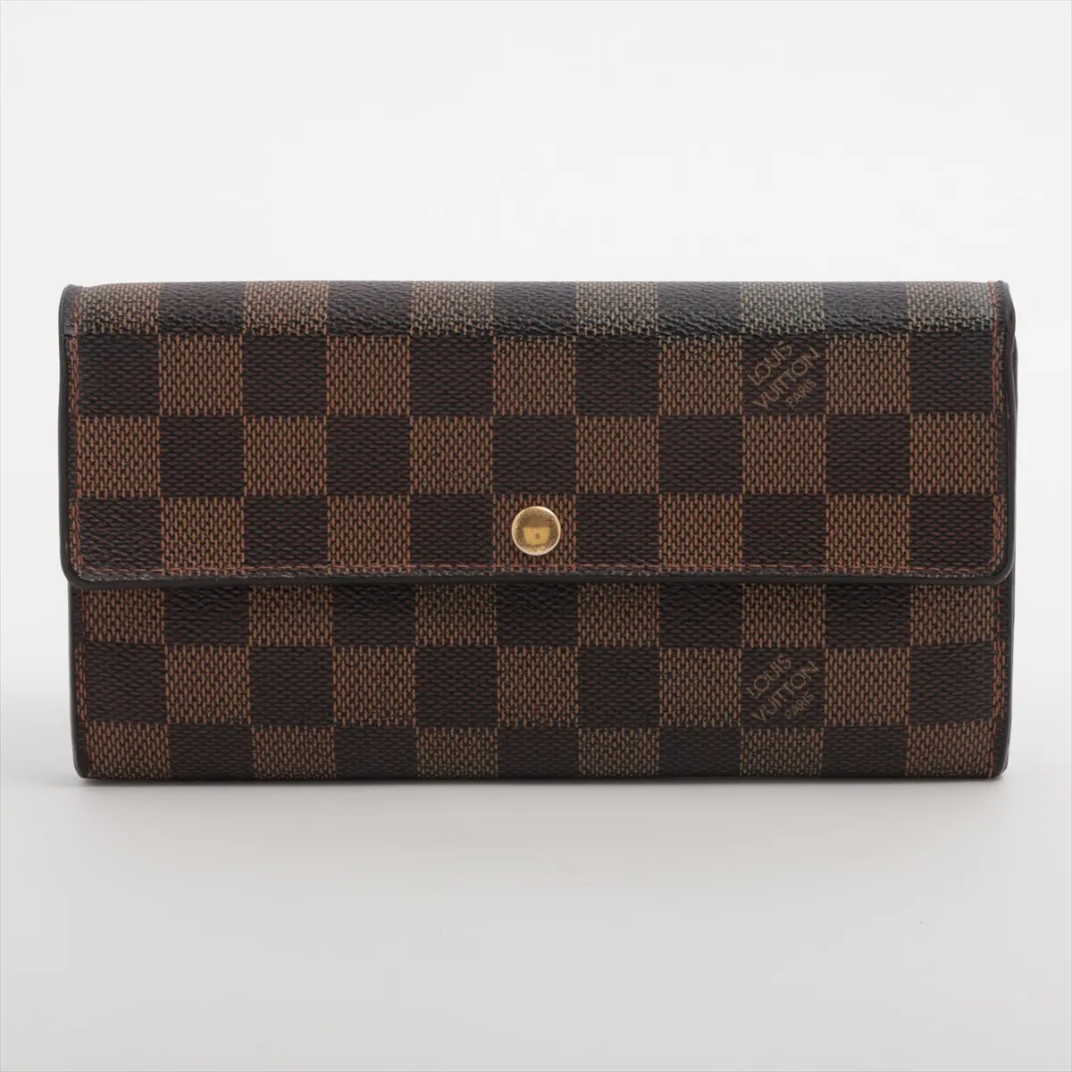 Damier Portefeuille Sara N61734 CA0096 Brown Long Wallet