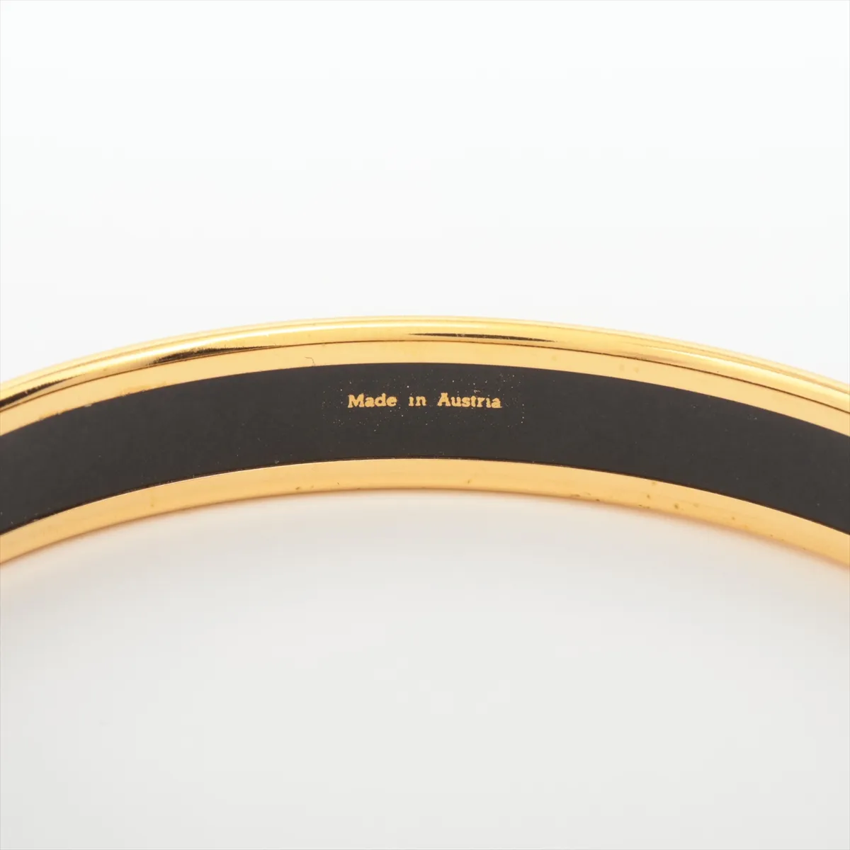 Enamel PM Bangle GP Black x Gold — view 4
