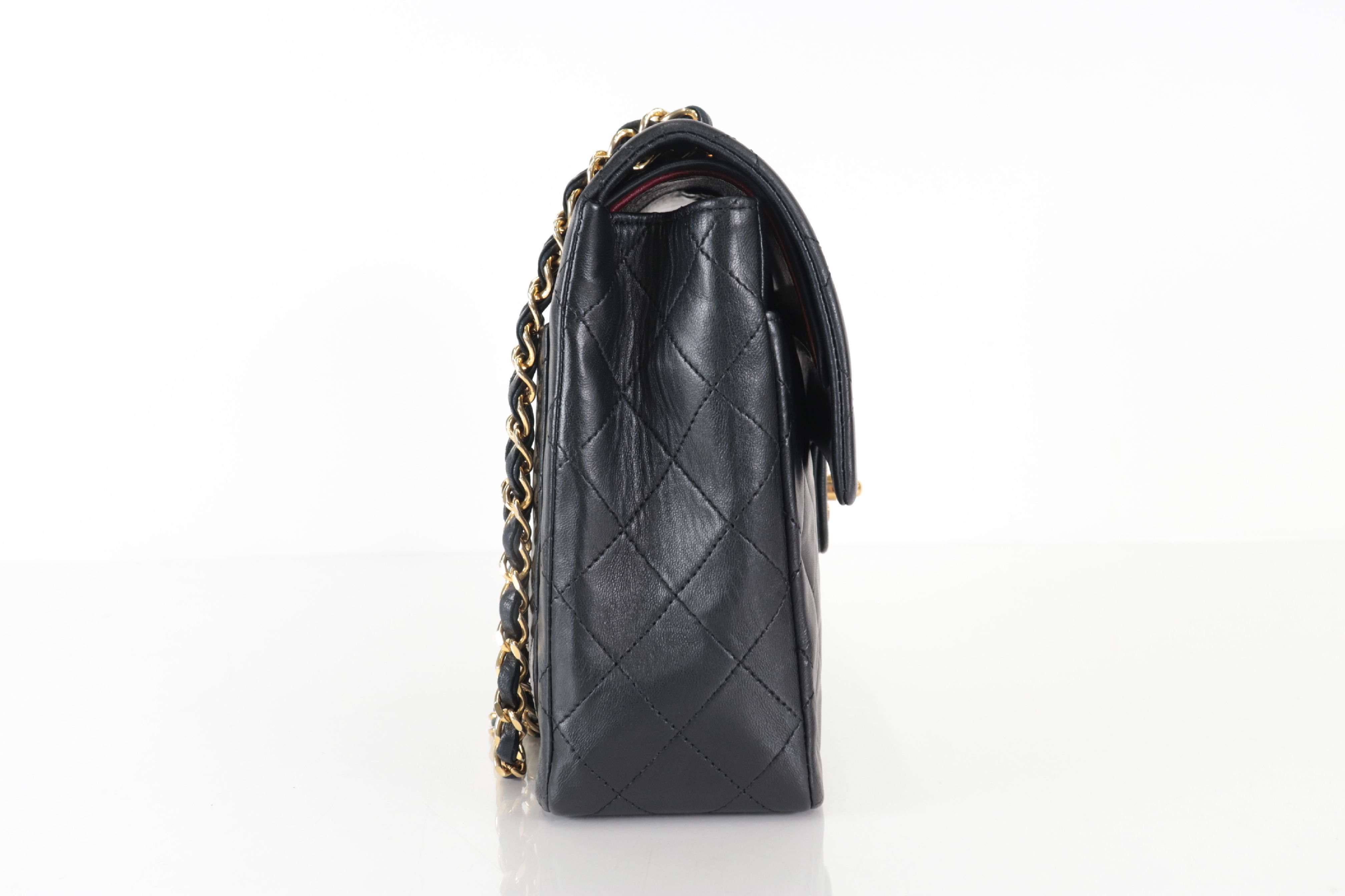 W-Flap 25 Lambskin Chain Shoulder Bag (Series 1) — view 3