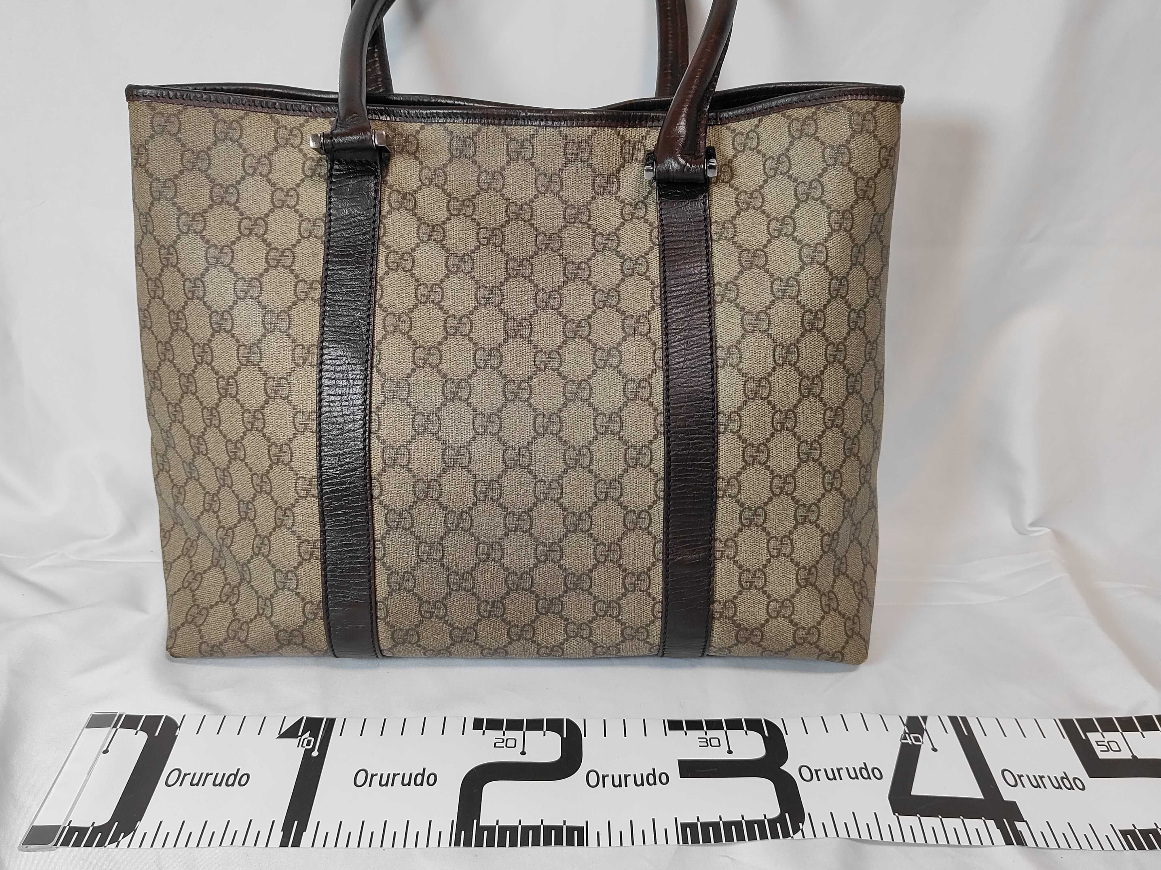 GG Supreme Shopper Bag Brown Tote Bag — view 2