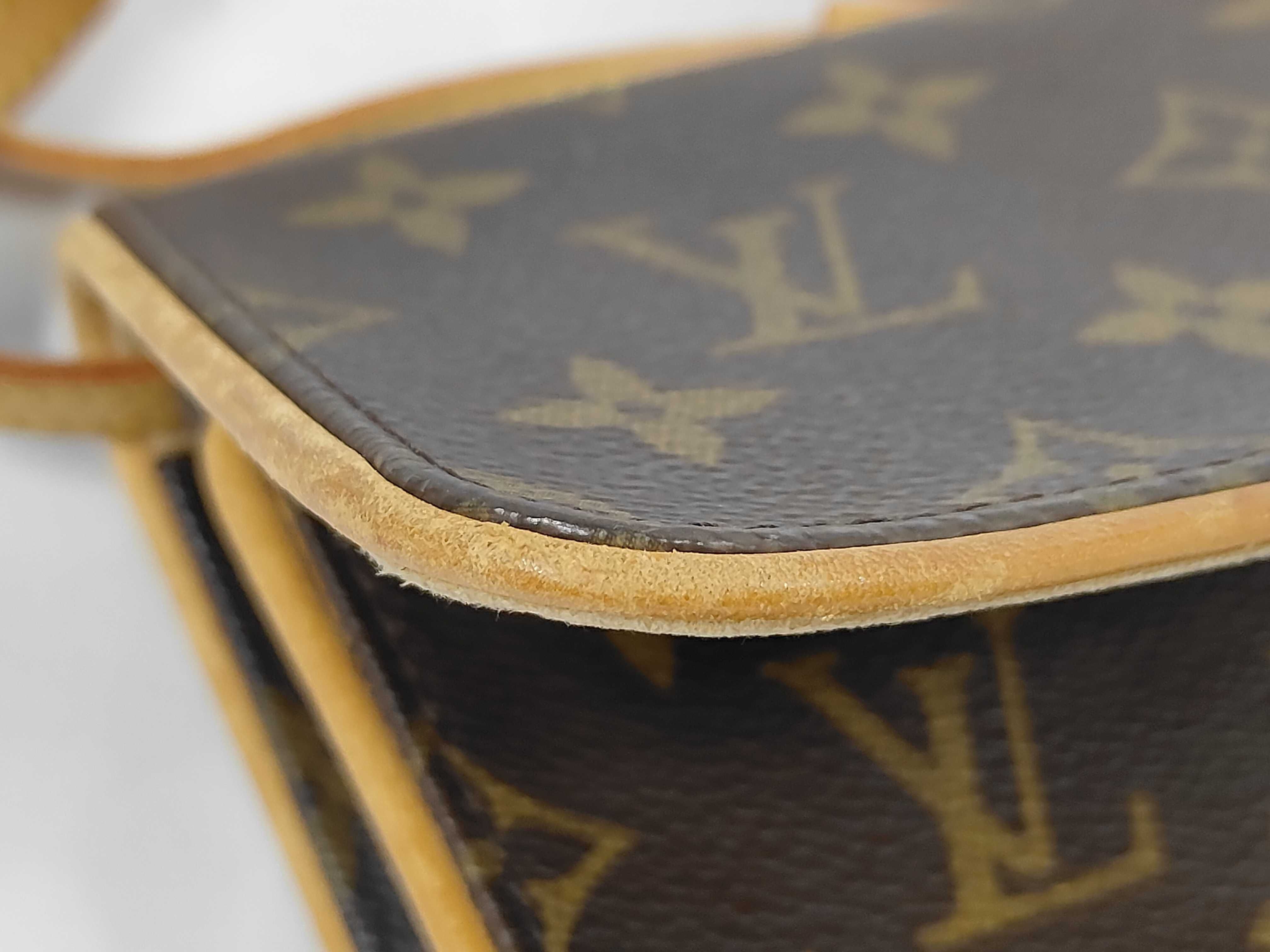 Monogram Louis Vuitton Monogram M51852 Pochette Twin GM CA1919 Strap (Cracked) Shoulder Bag — view 10