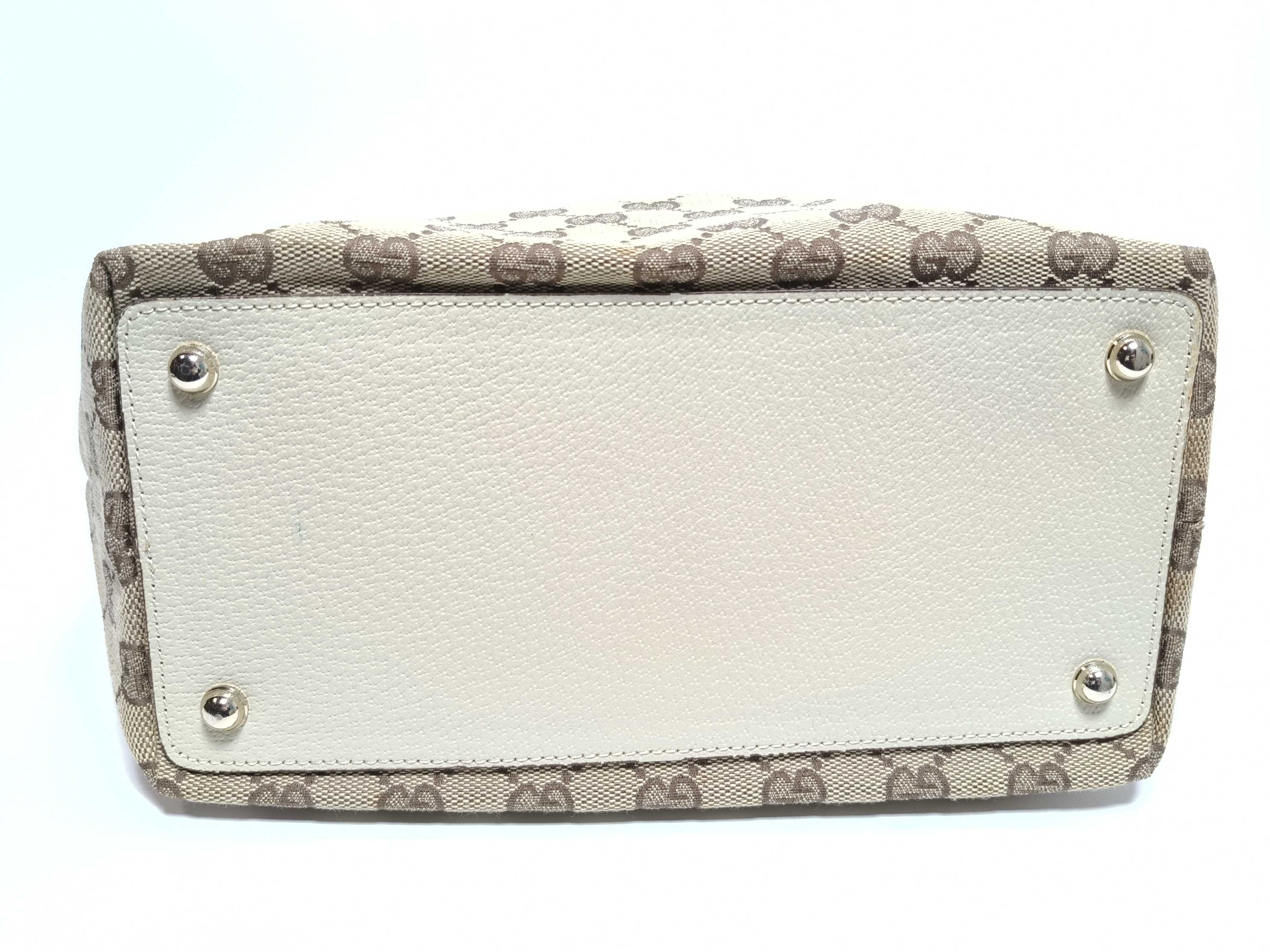 GG Canvas Tote Bag with Logo Hardware — view 7
