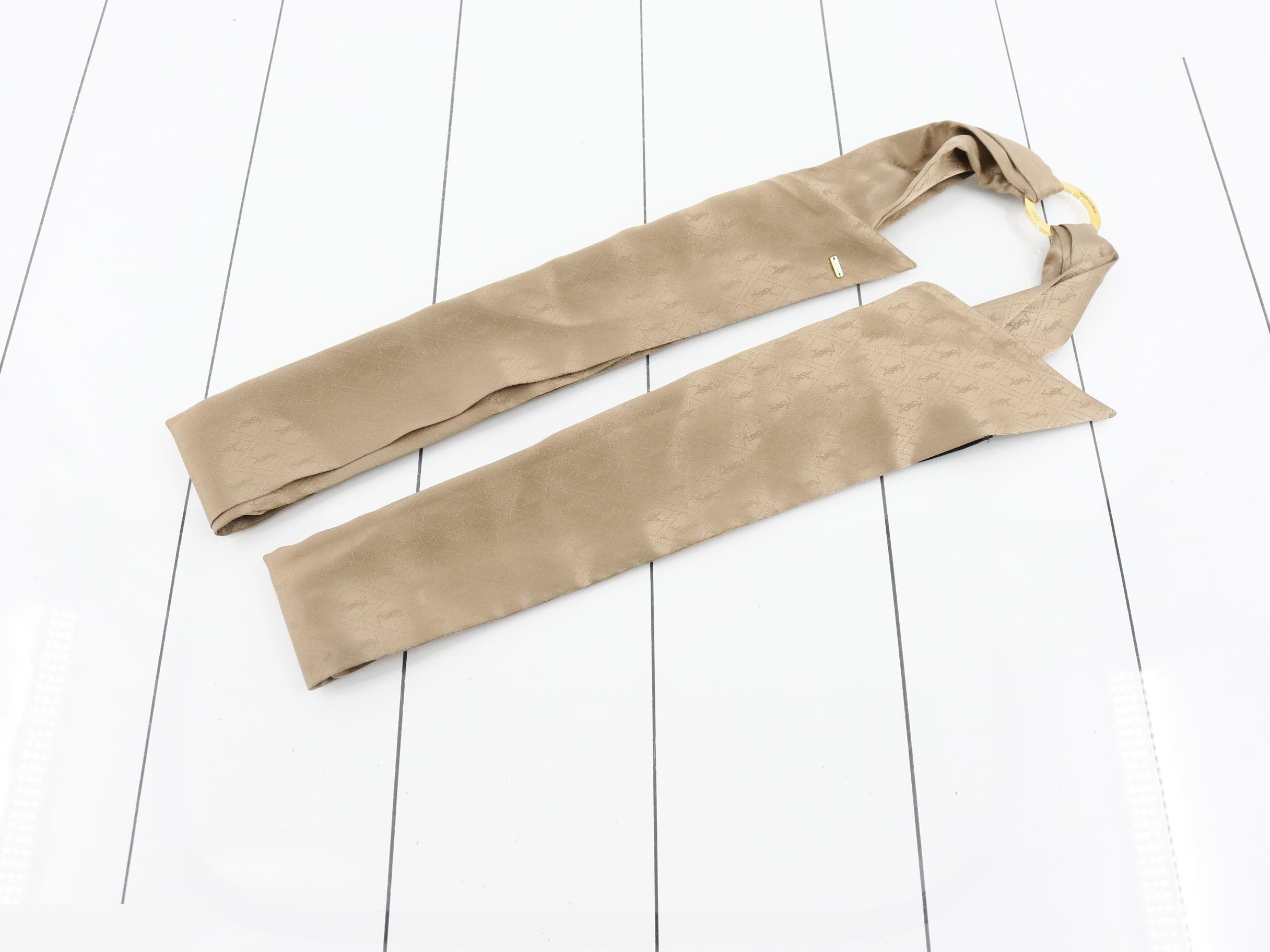 logo scarf, 100% silk, item number 738139