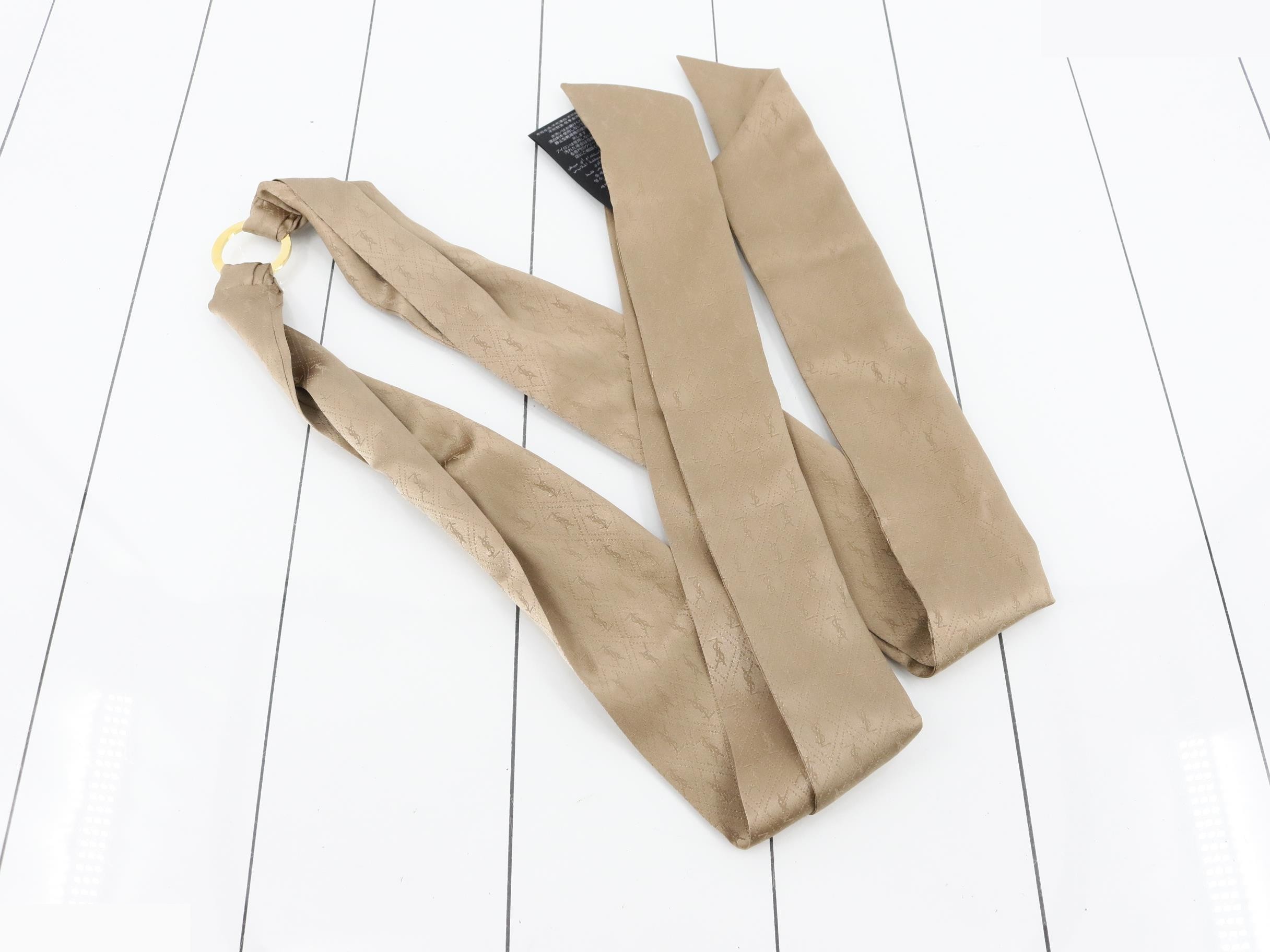 logo scarf, 100% silk, item number 738139 — view 3