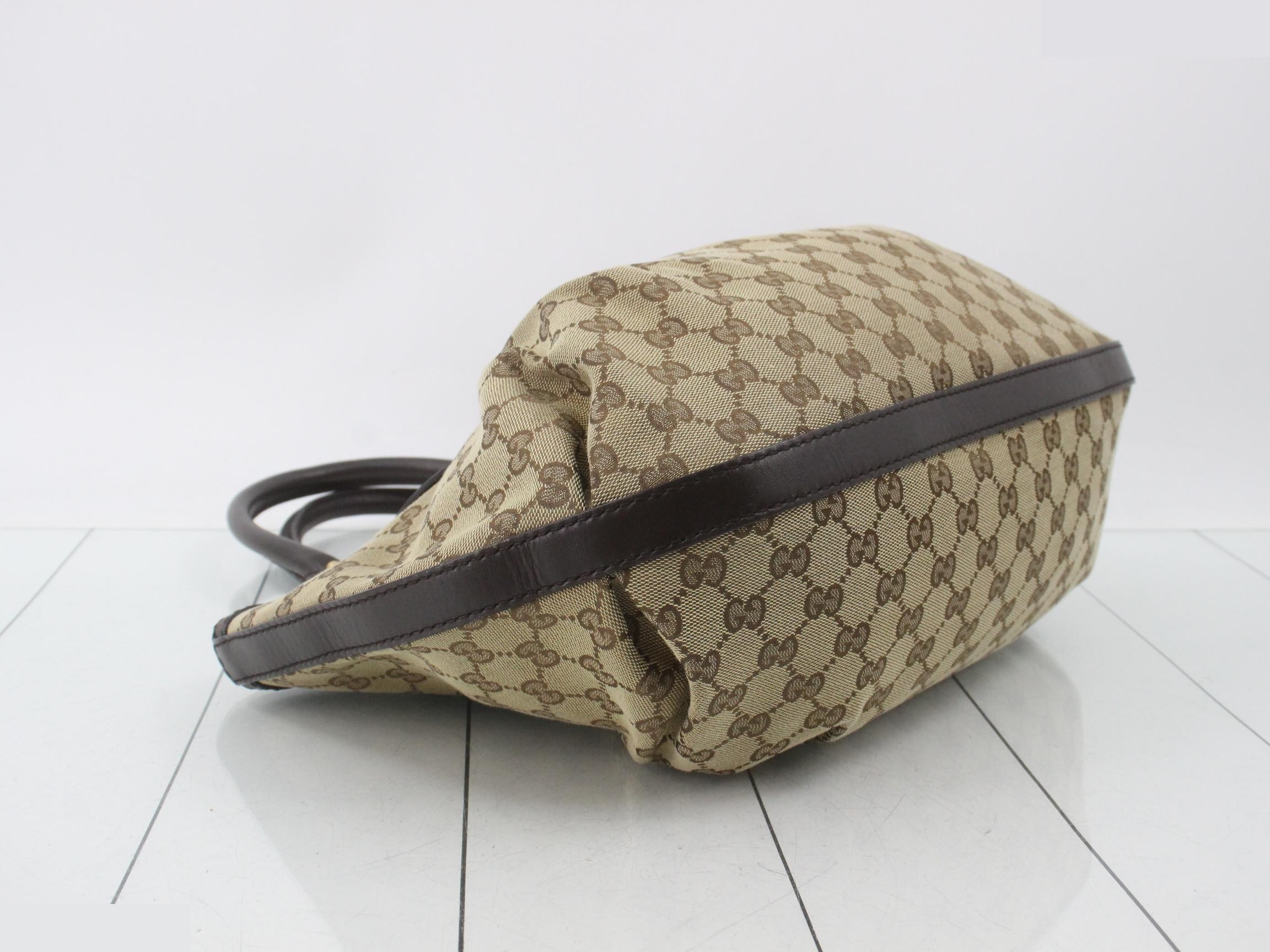 GG Canvas Studded Handbag — view 5