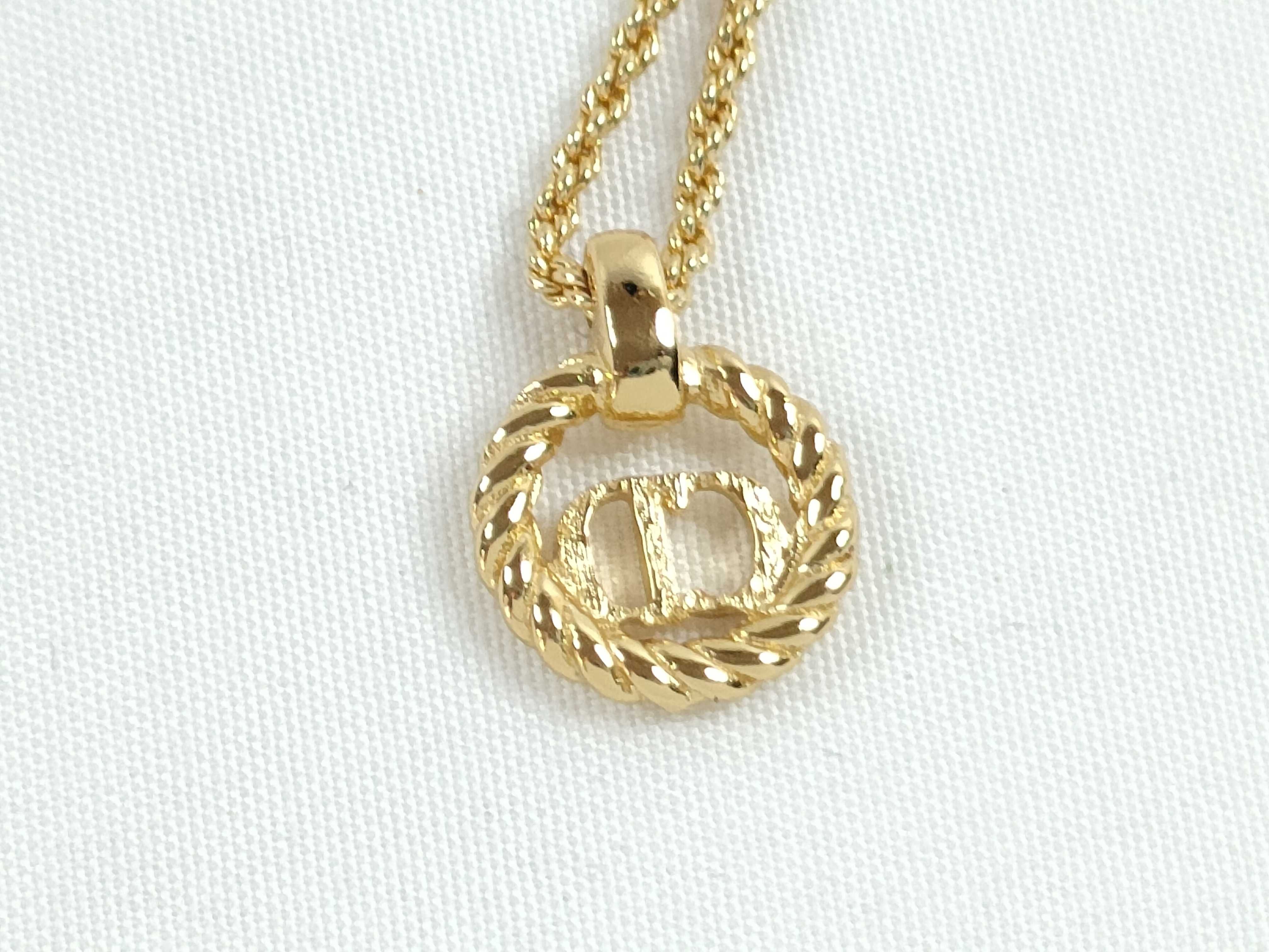Circle CD Necklace — view 2